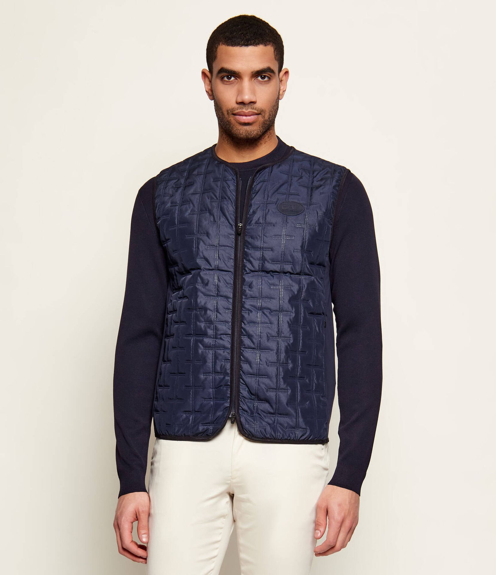 EA7 Bezrękawnik Slim Fit