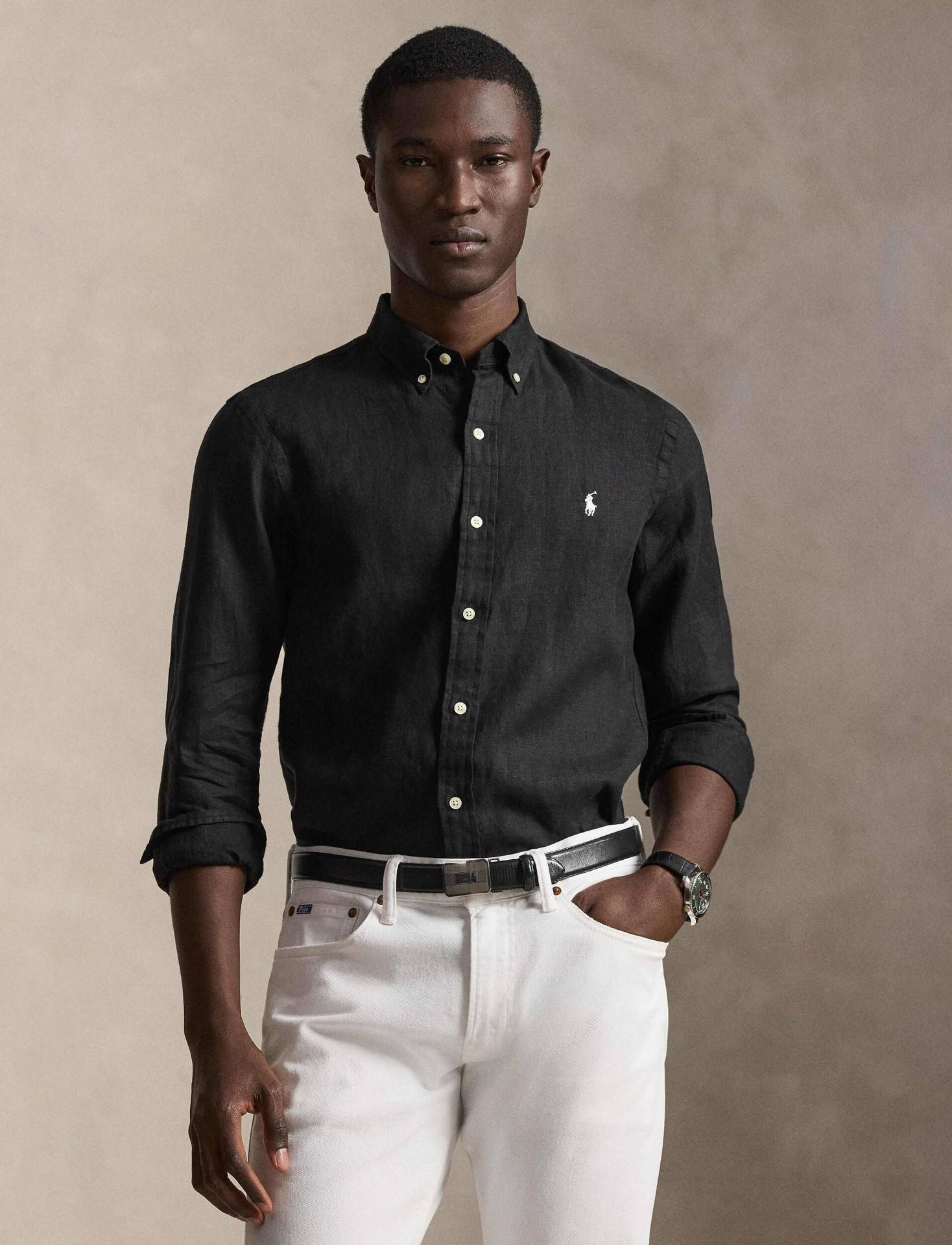 POLO RALPH LAUREN Lniana koszula Slim Fit