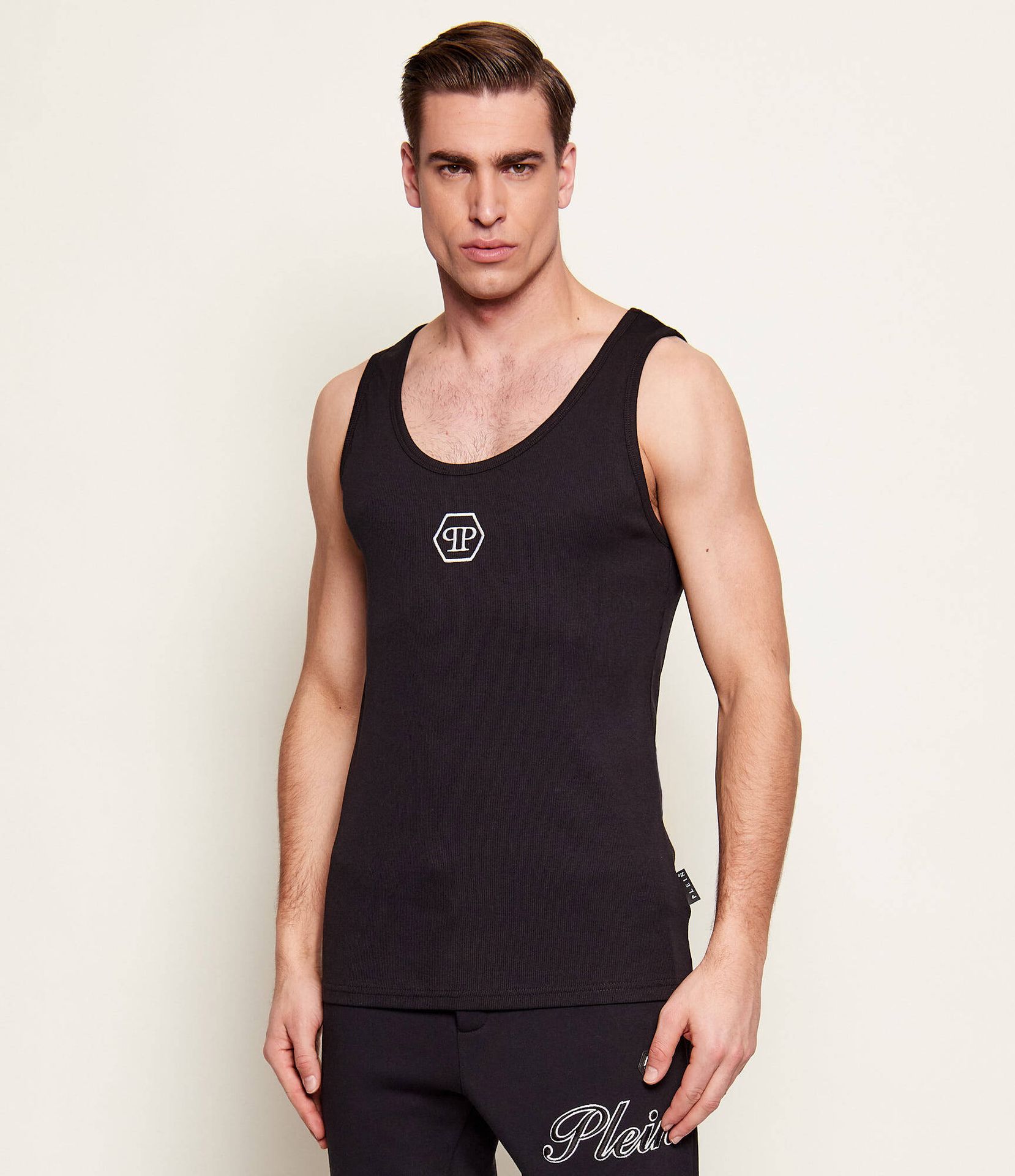 Philipp Plein Tank top Hexagon Slim Fit