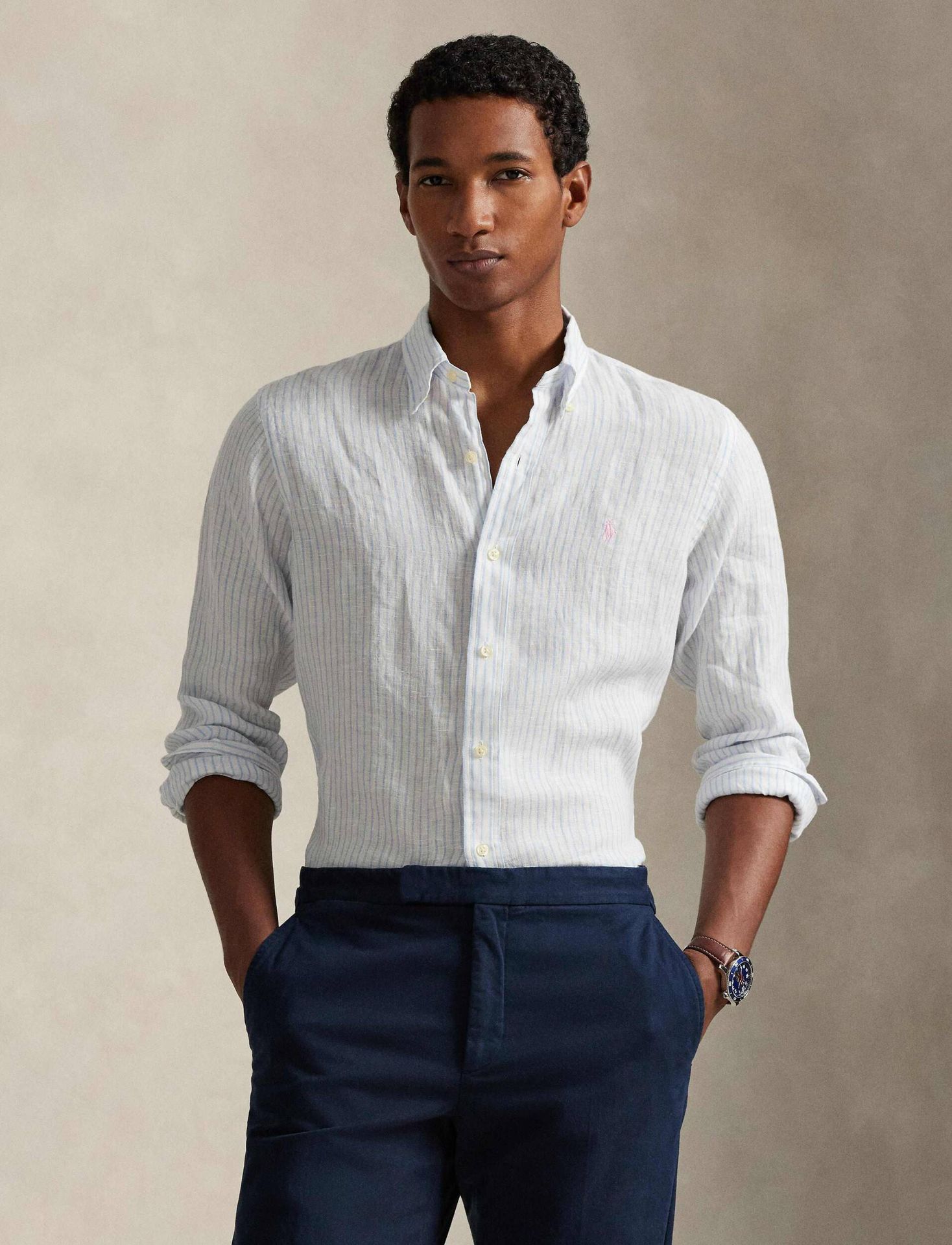 POLO RALPH LAUREN Lniana koszula Slim Fit