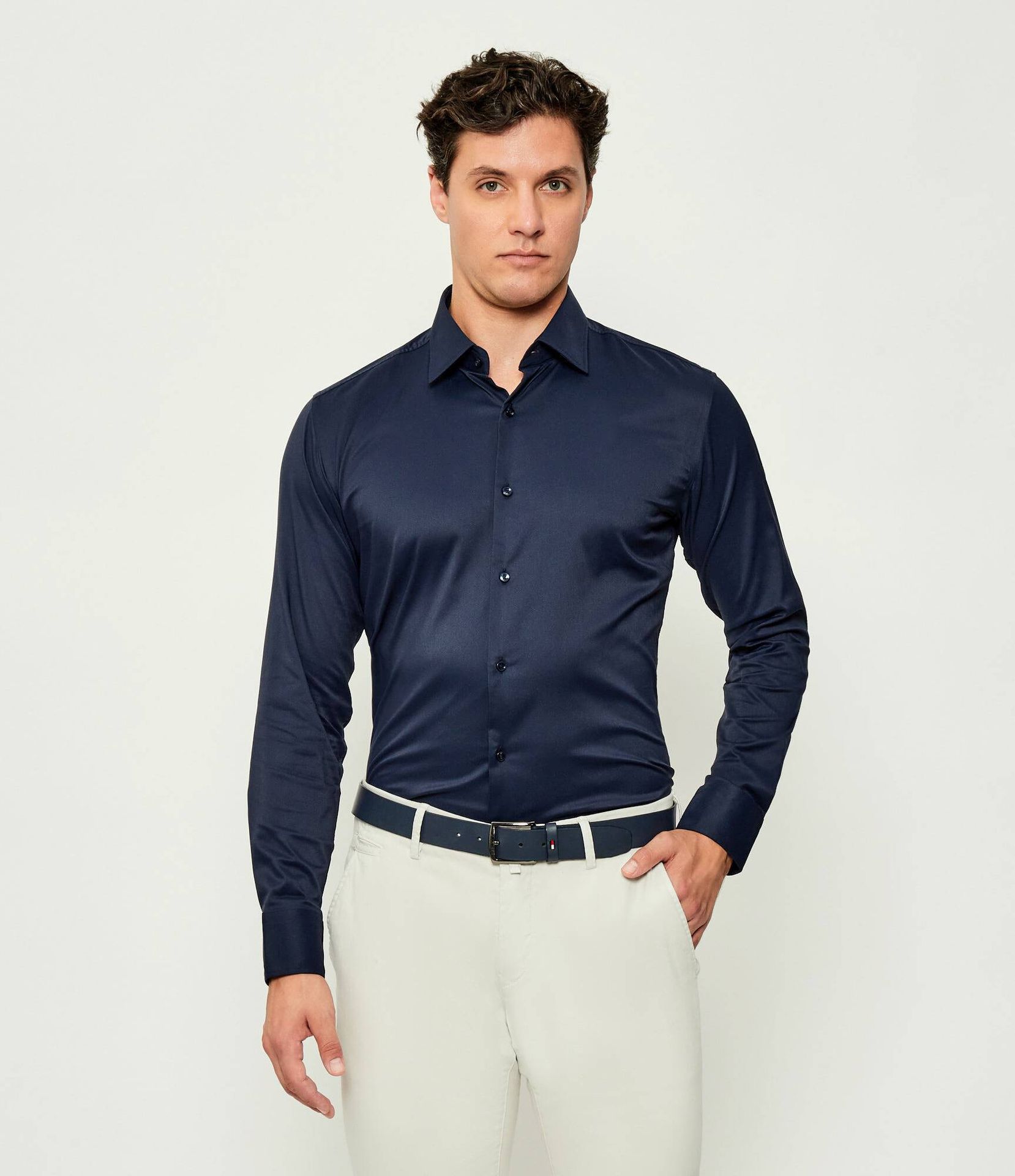 BOSS BLACK Koszula P-HANK-kent-C1-222 Slim Fit