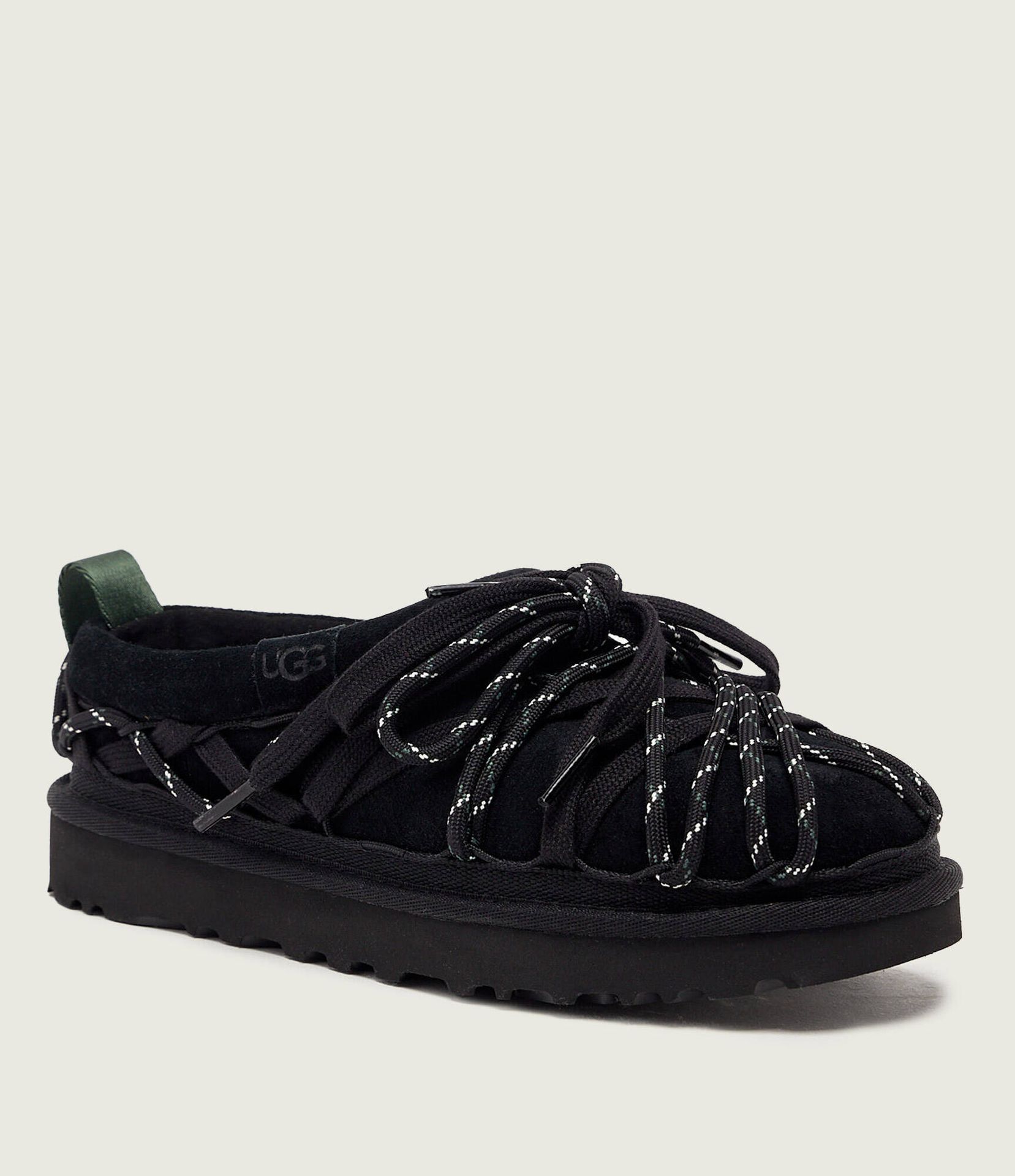 UGG Mule TASMAN LACE zamsz z dodatkiem wełny