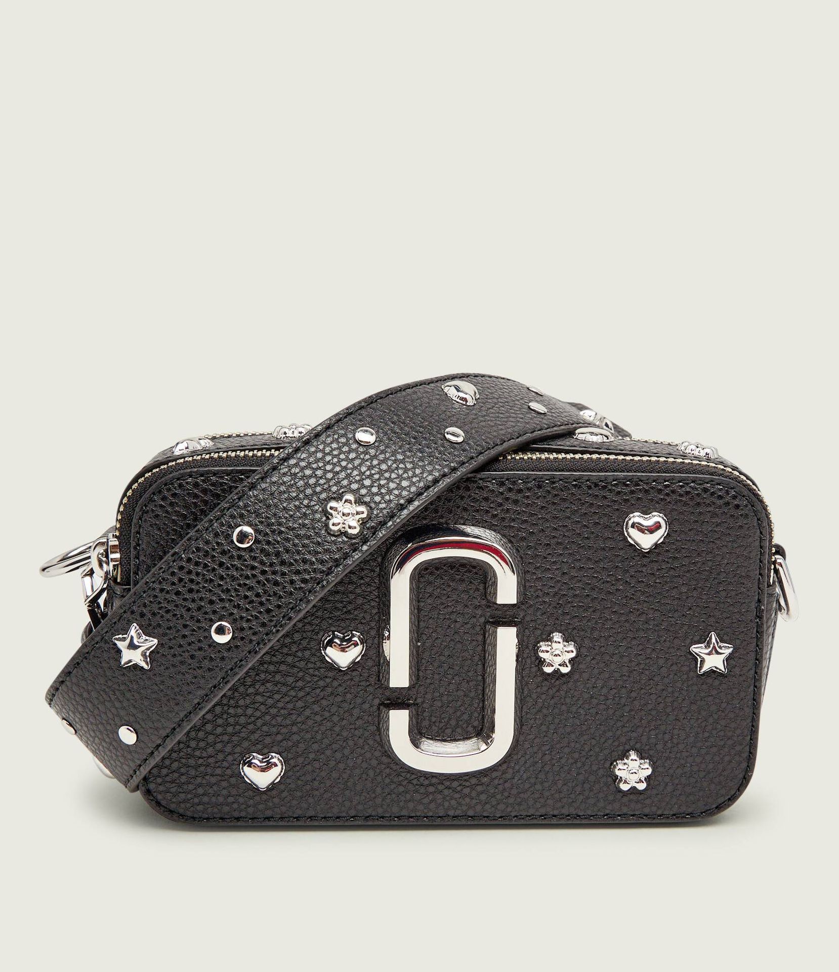 Marc Jacobs Skórzana listonoszka The Mini Icon Stud Snapshot