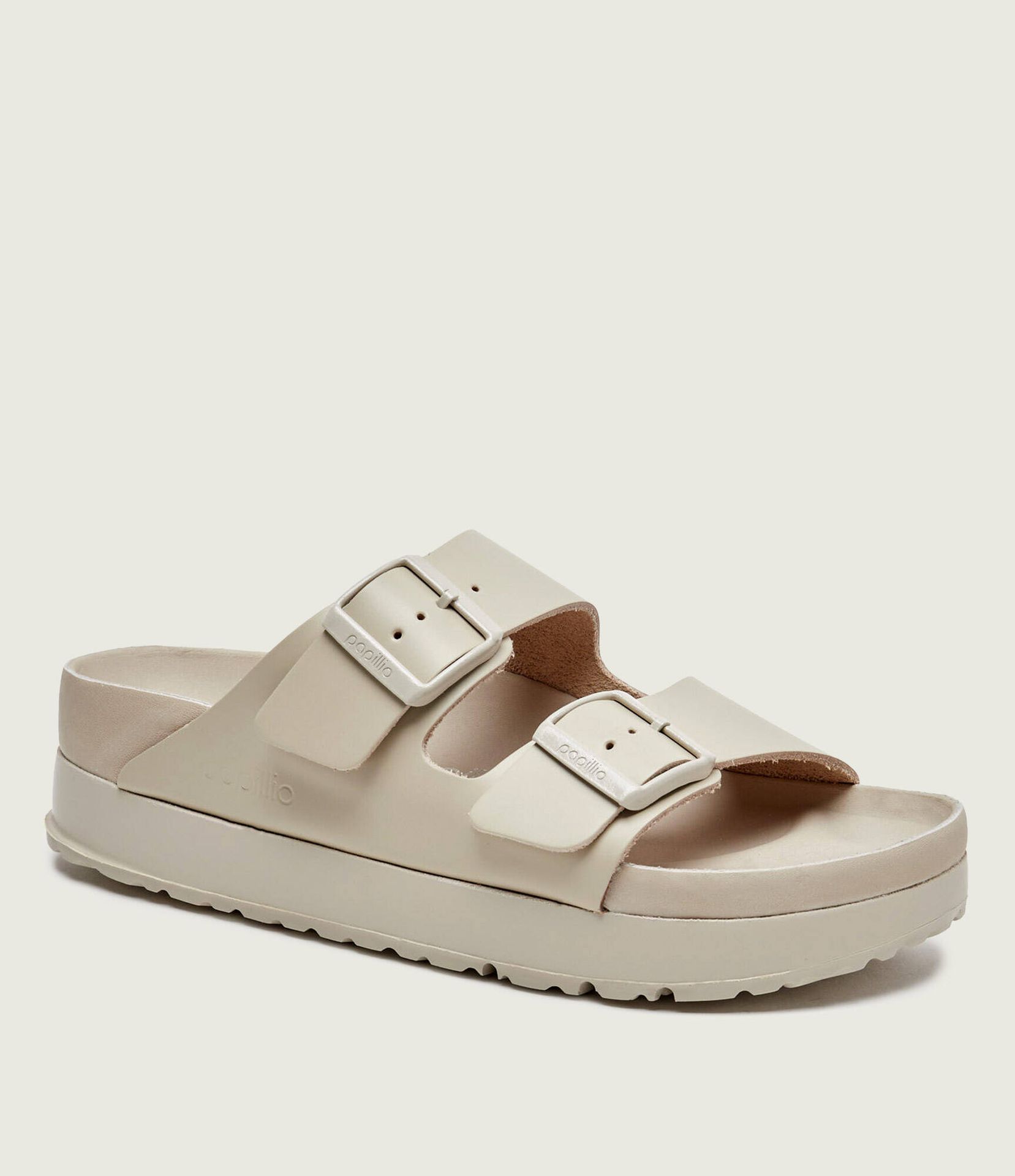 Birkenstock Skórzane klapki Arizona Flex Platform LENA Birkenstock x Papillio narrow fit