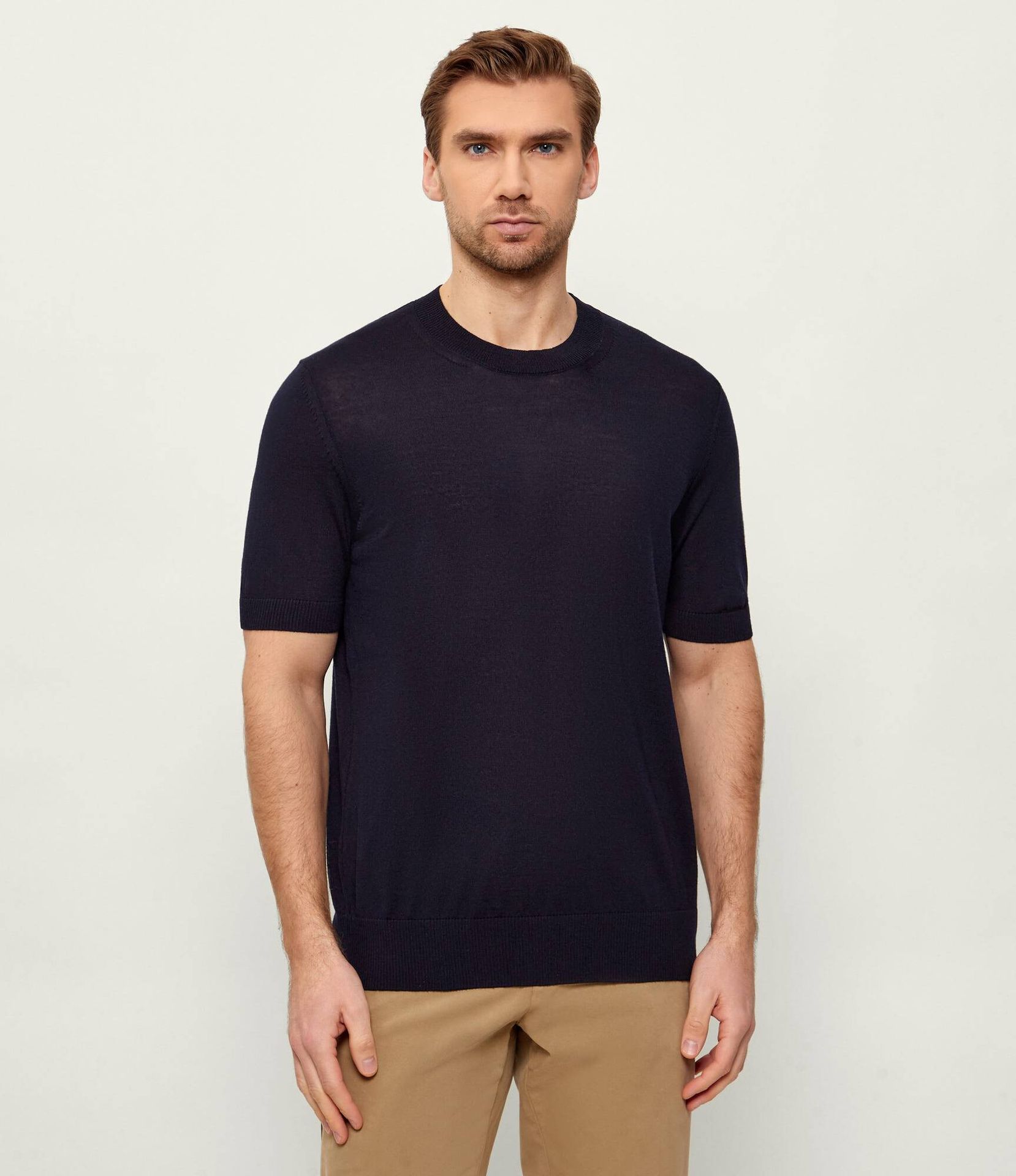 BOSS BLACK Wełniany sweter H-Umauro Regular Fit