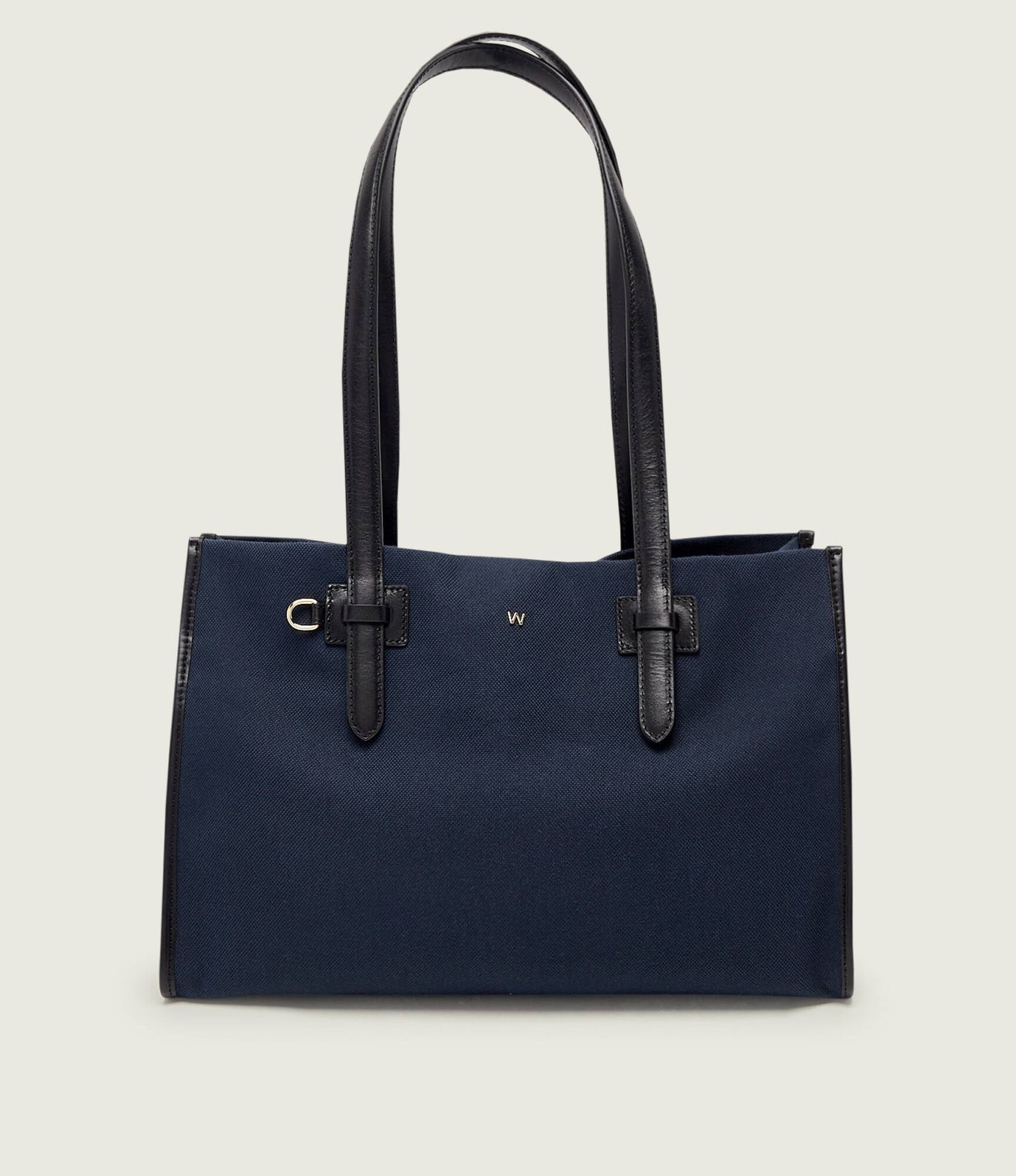 Weekend MaxMara Shopperka WKACANDORE z dodatkiem skóry