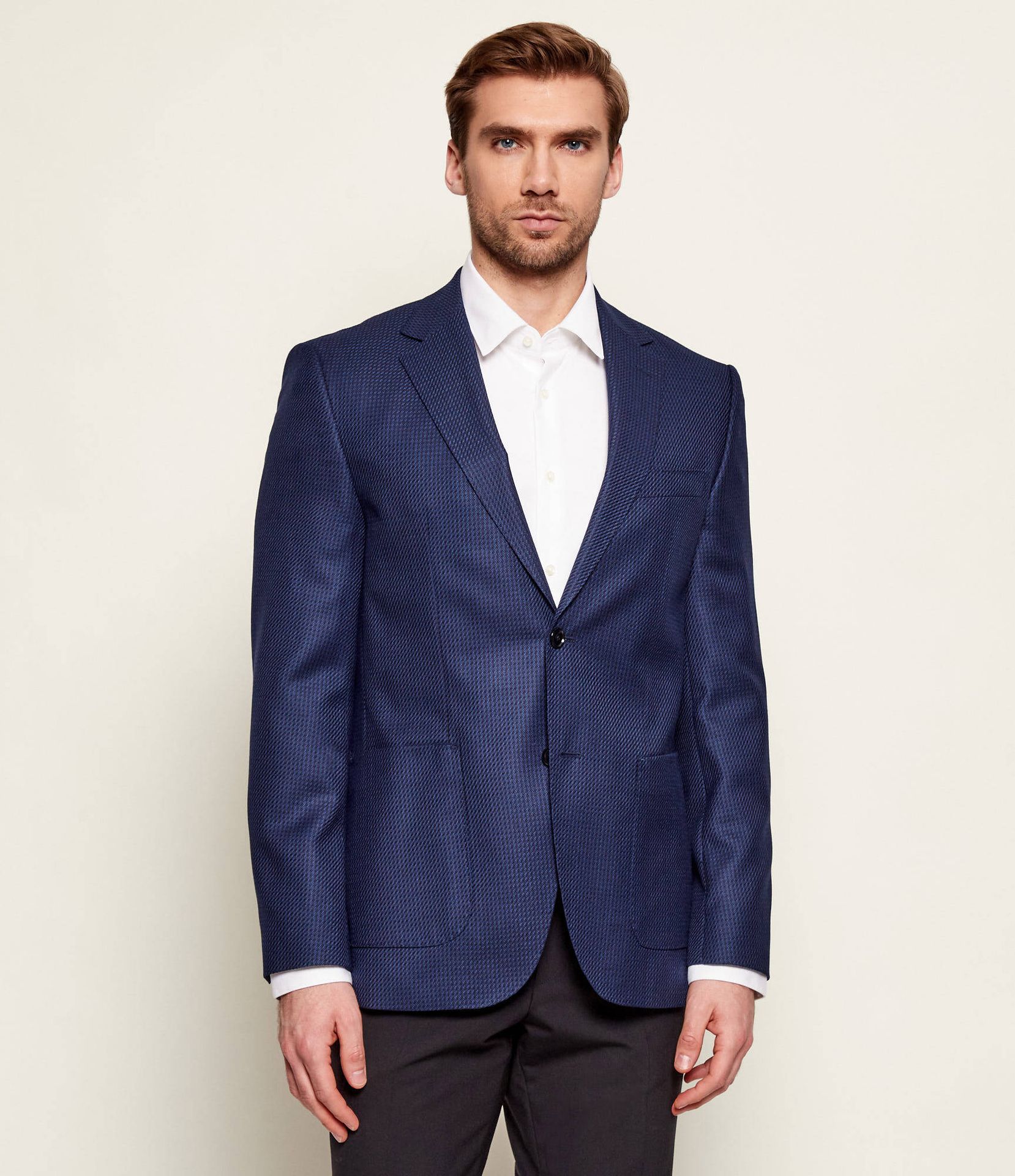 BOSS BLACK Wełniana marynarka H-Janson-FL-261 Regular Fit