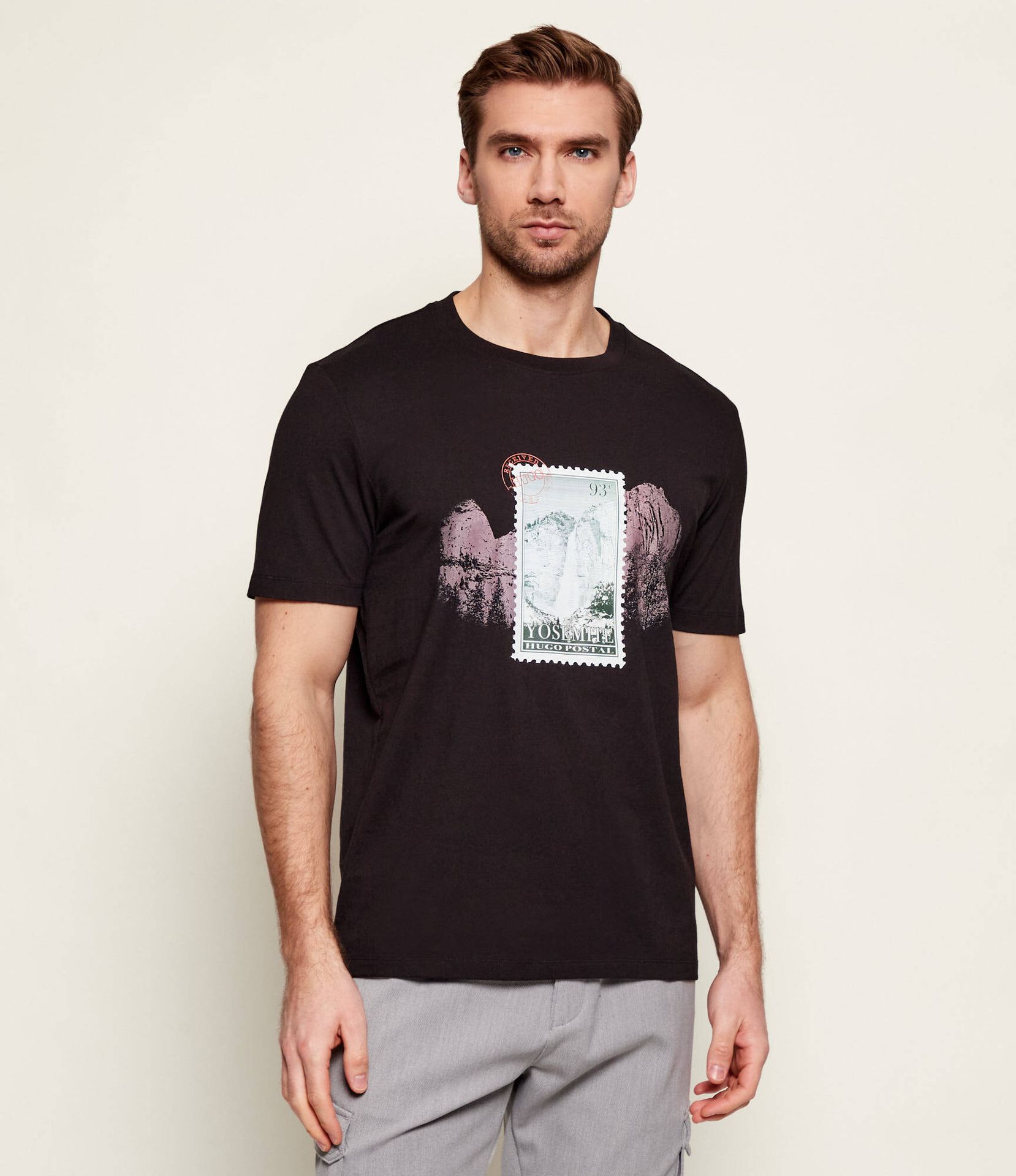 HUGO T-shirt Divalis Regular Fit