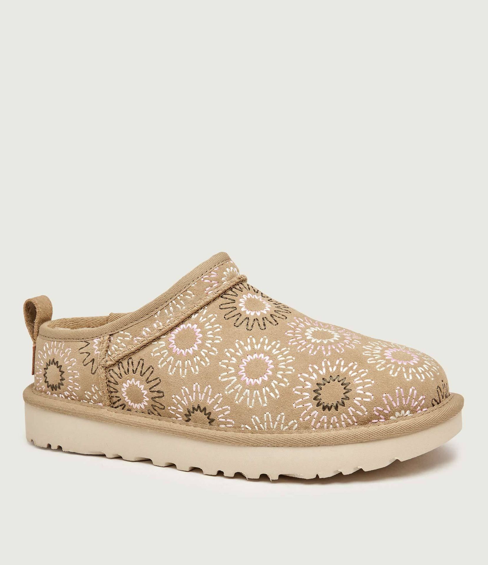 UGG Śniegowce Classic Micro Sun Stitch wełna zamsz