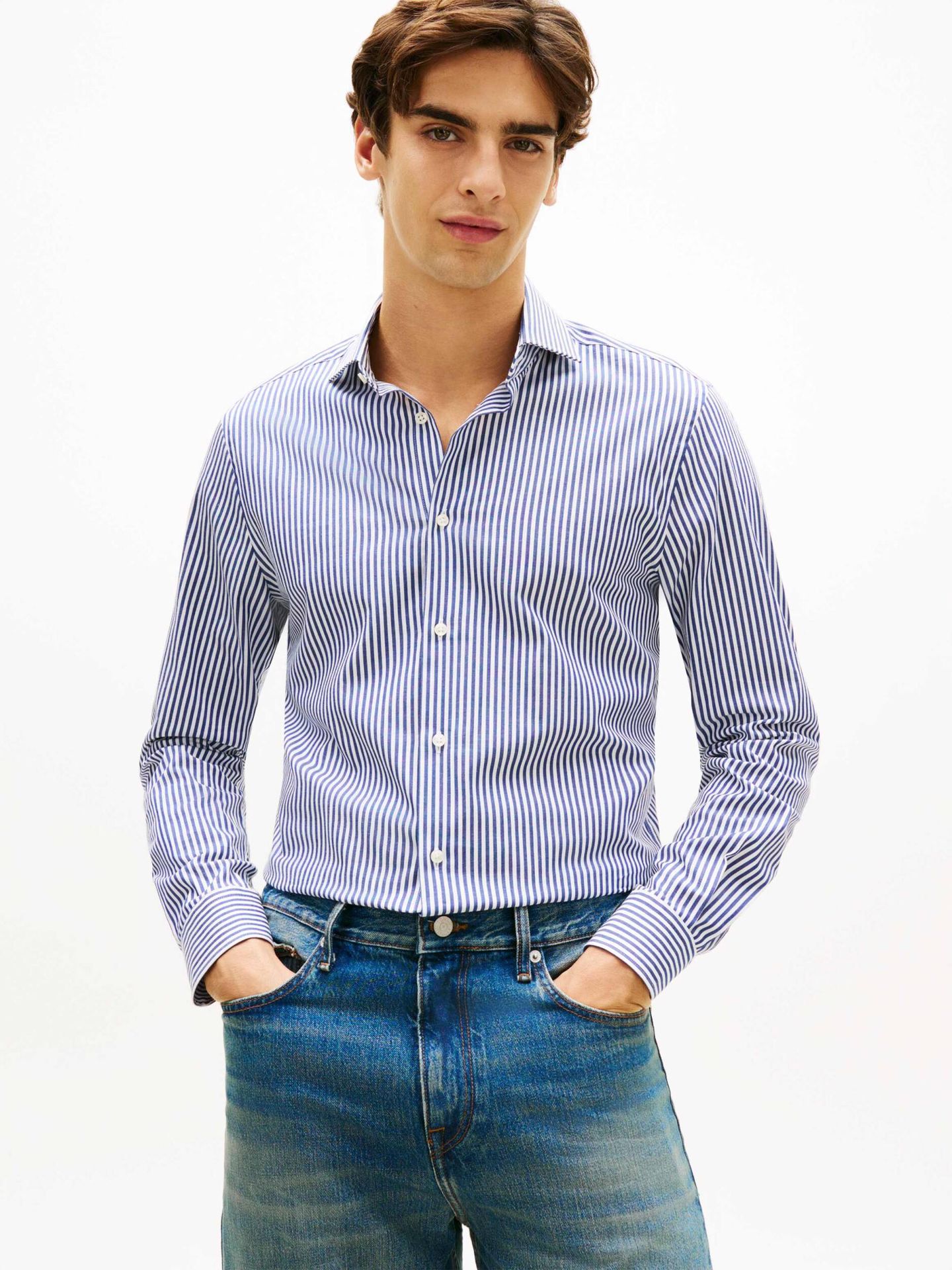 Tommy Hilfiger Koszula Slim Fit stretch mesh