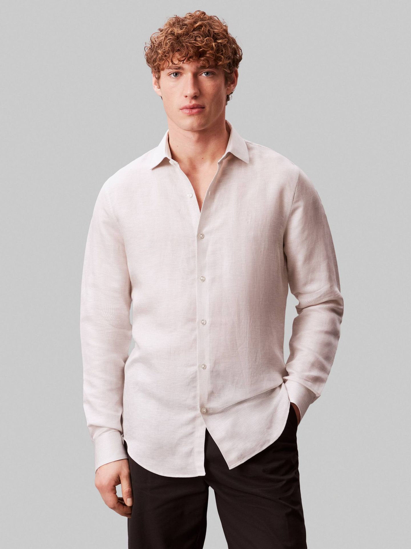 Calvin Klein Koszula Slim Fit stretch
