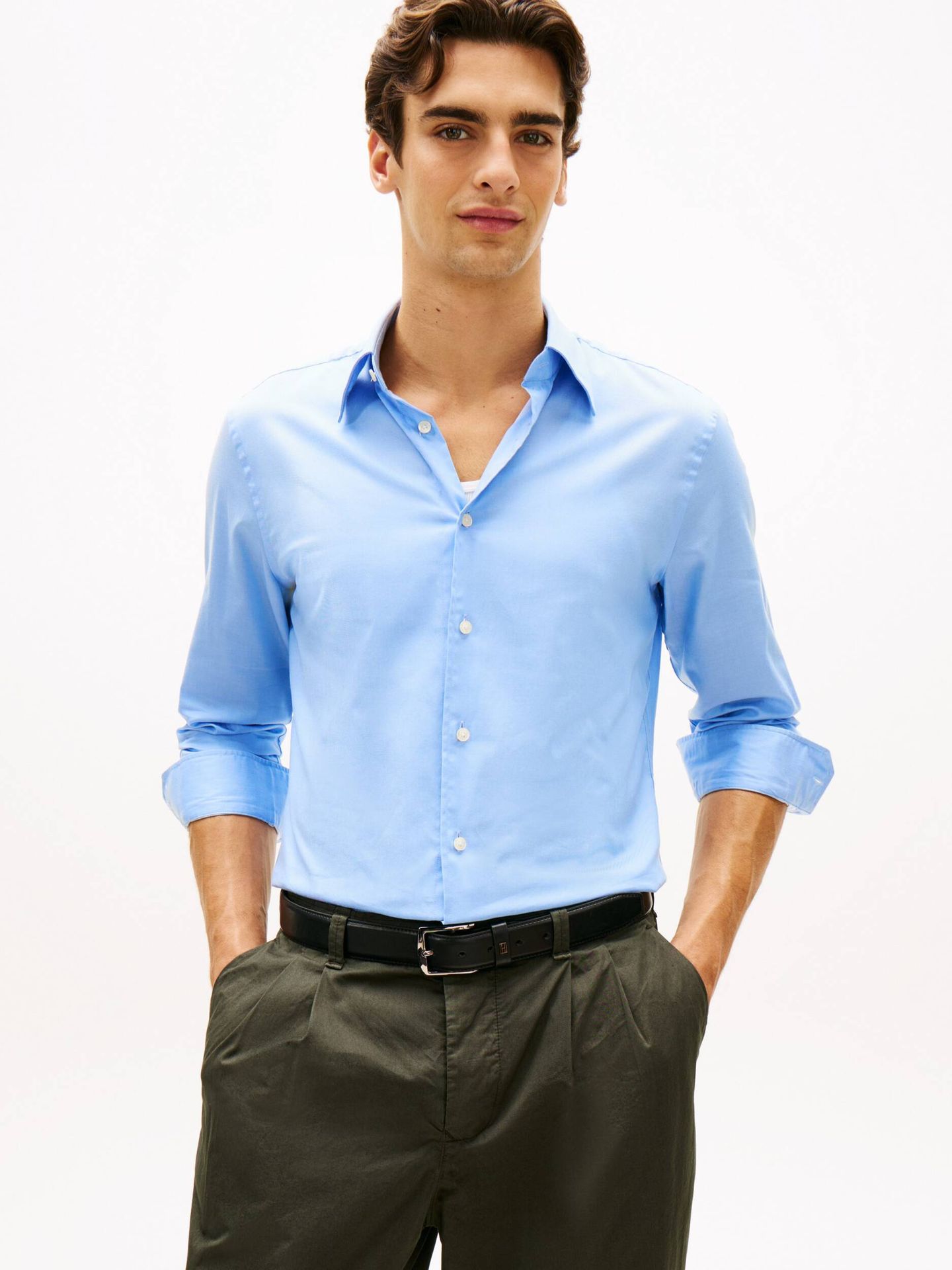 Tommy Hilfiger Koszula FLEX COLLAR Regular Fit