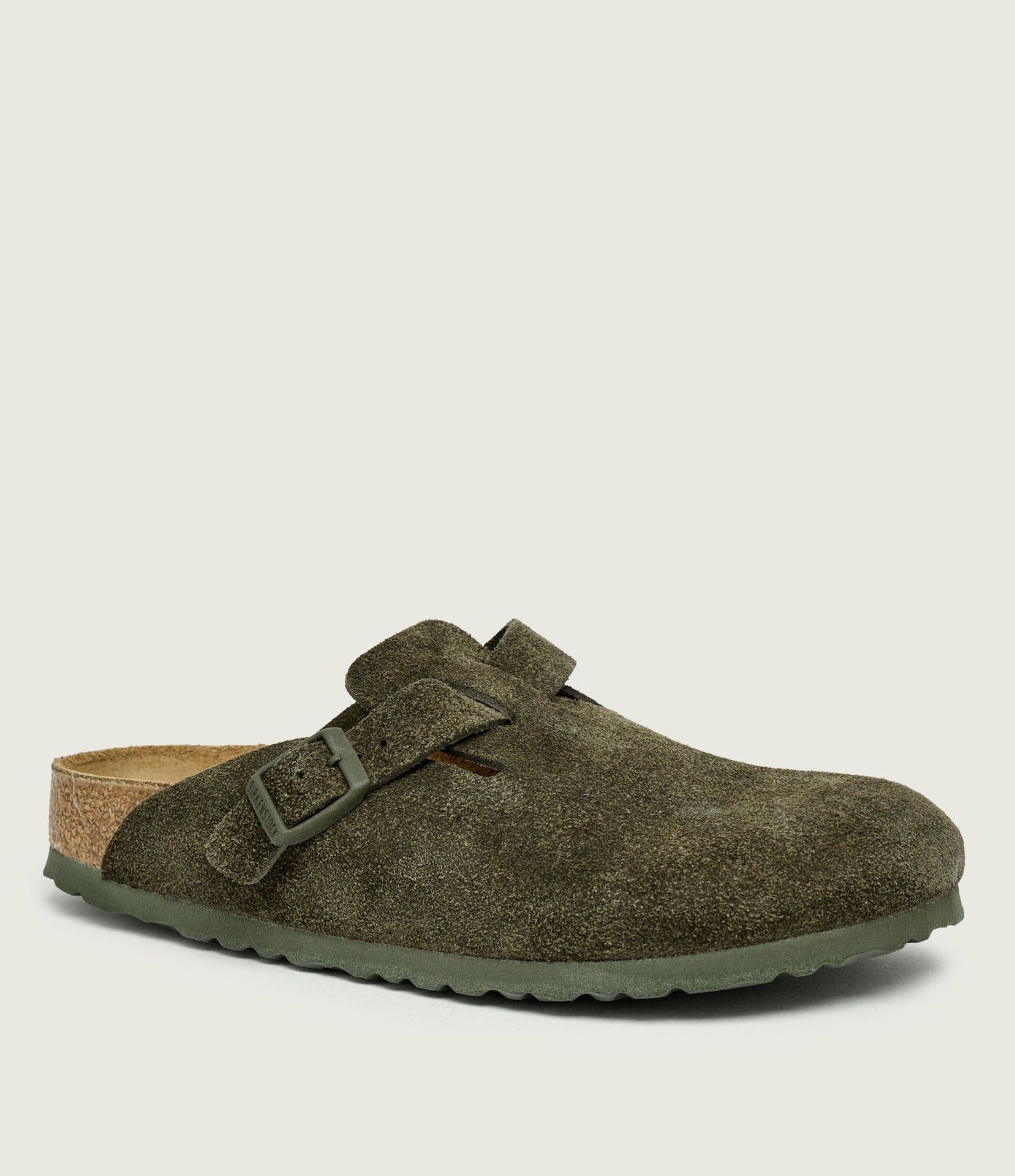 Birkenstock Mule Boston LEVE zamsz narrow fit
