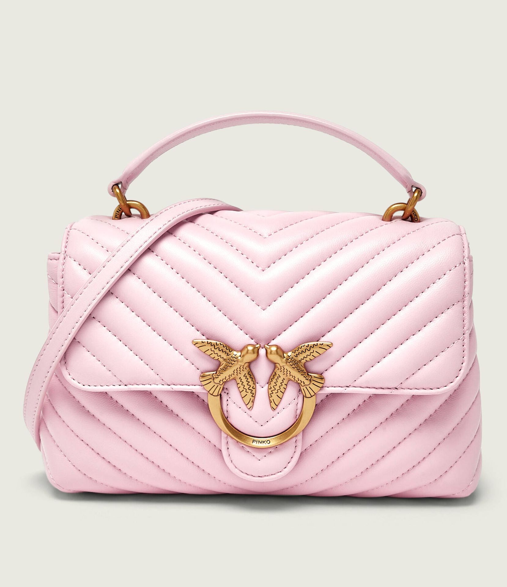 Pinko Skórzany kuferek LOVE LADY PUFF MINI