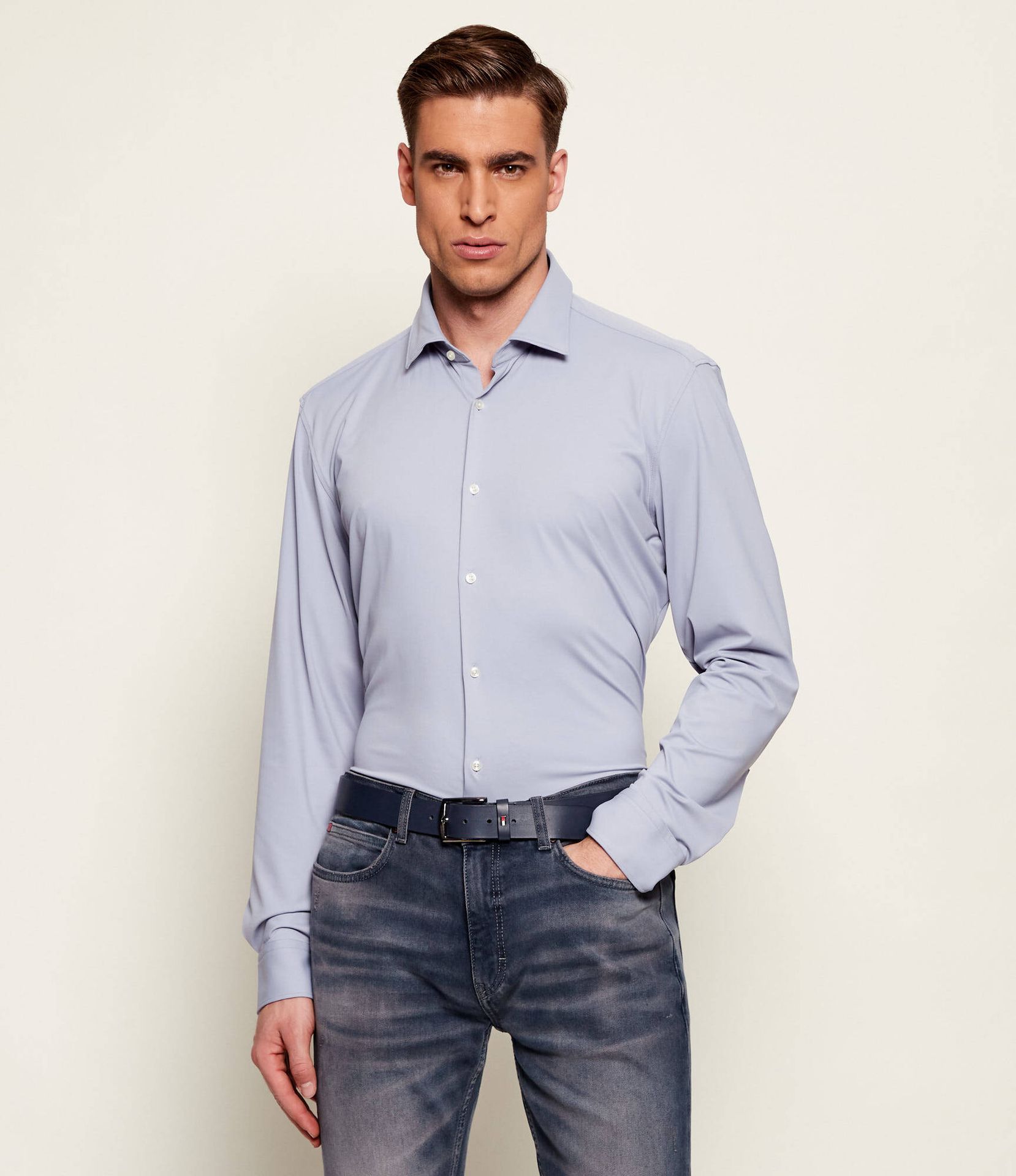 HUGO Koszula Kenno Slim Fit