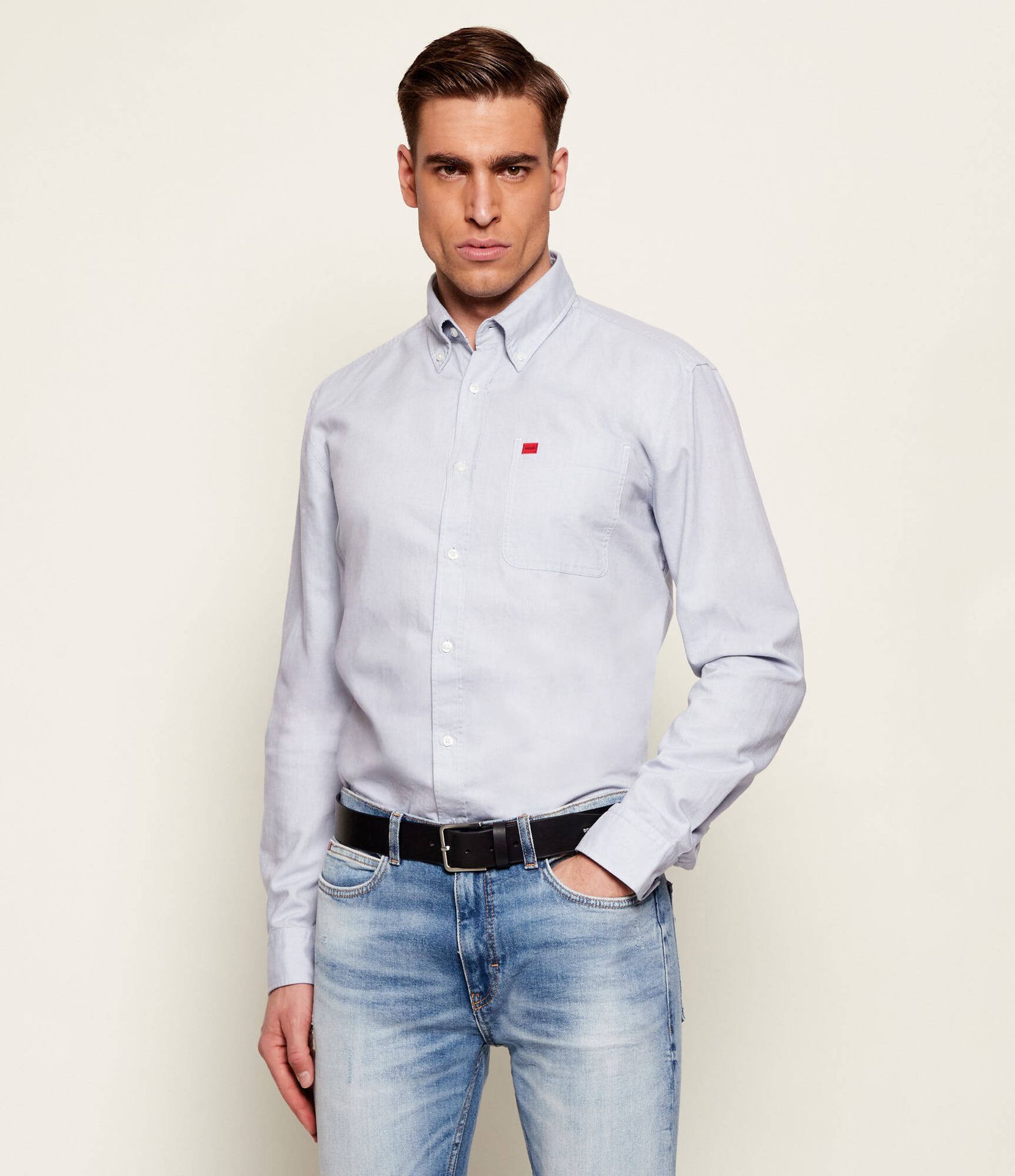 HUGO Koszula Evito Slim Fit