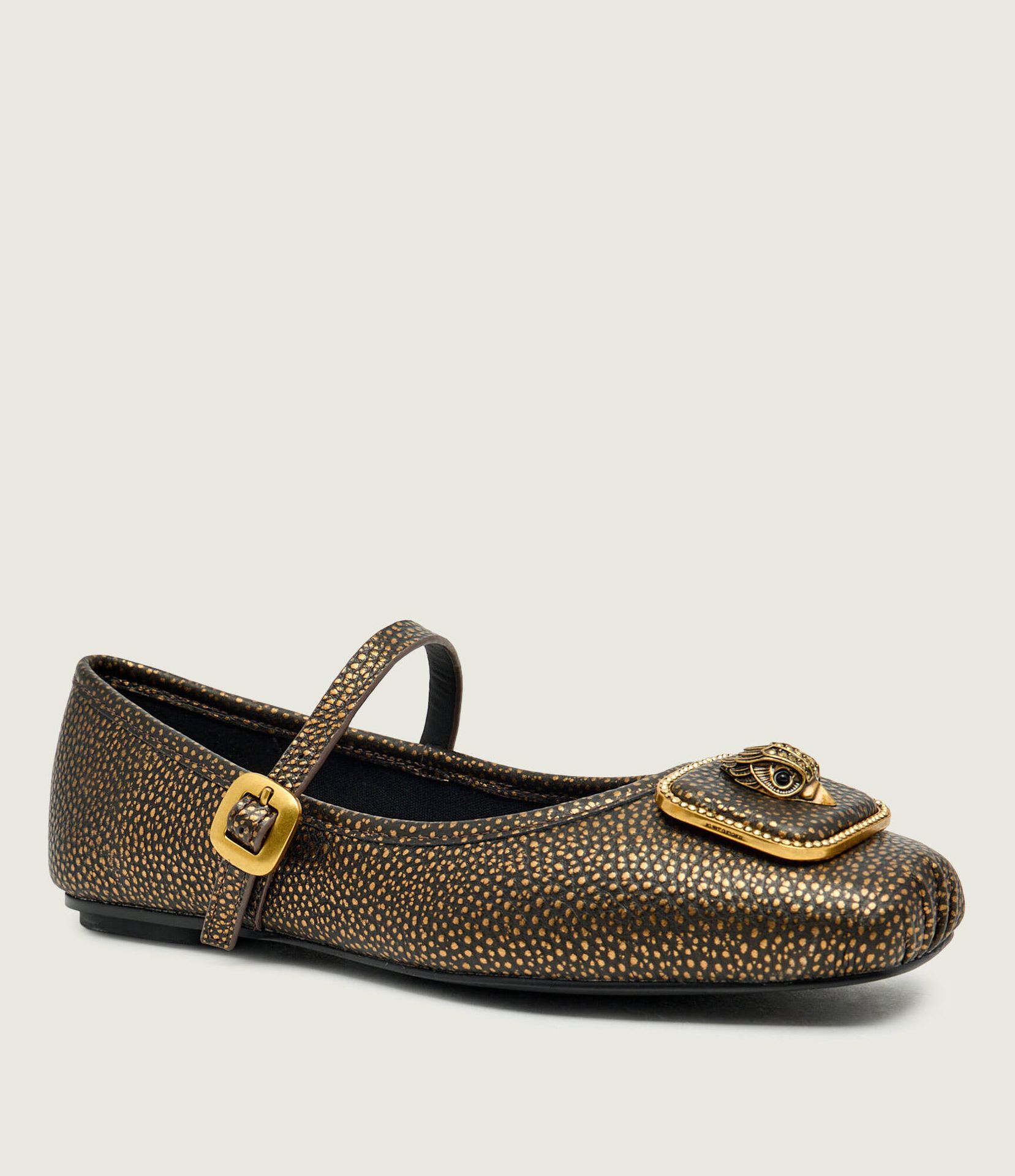 Kurt Geiger Skórzane baleriny 225-PIMLICO