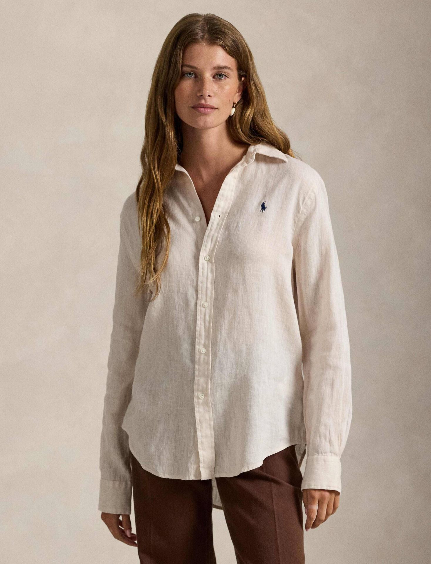 POLO RALPH LAUREN Lniana koszula Classic fit
