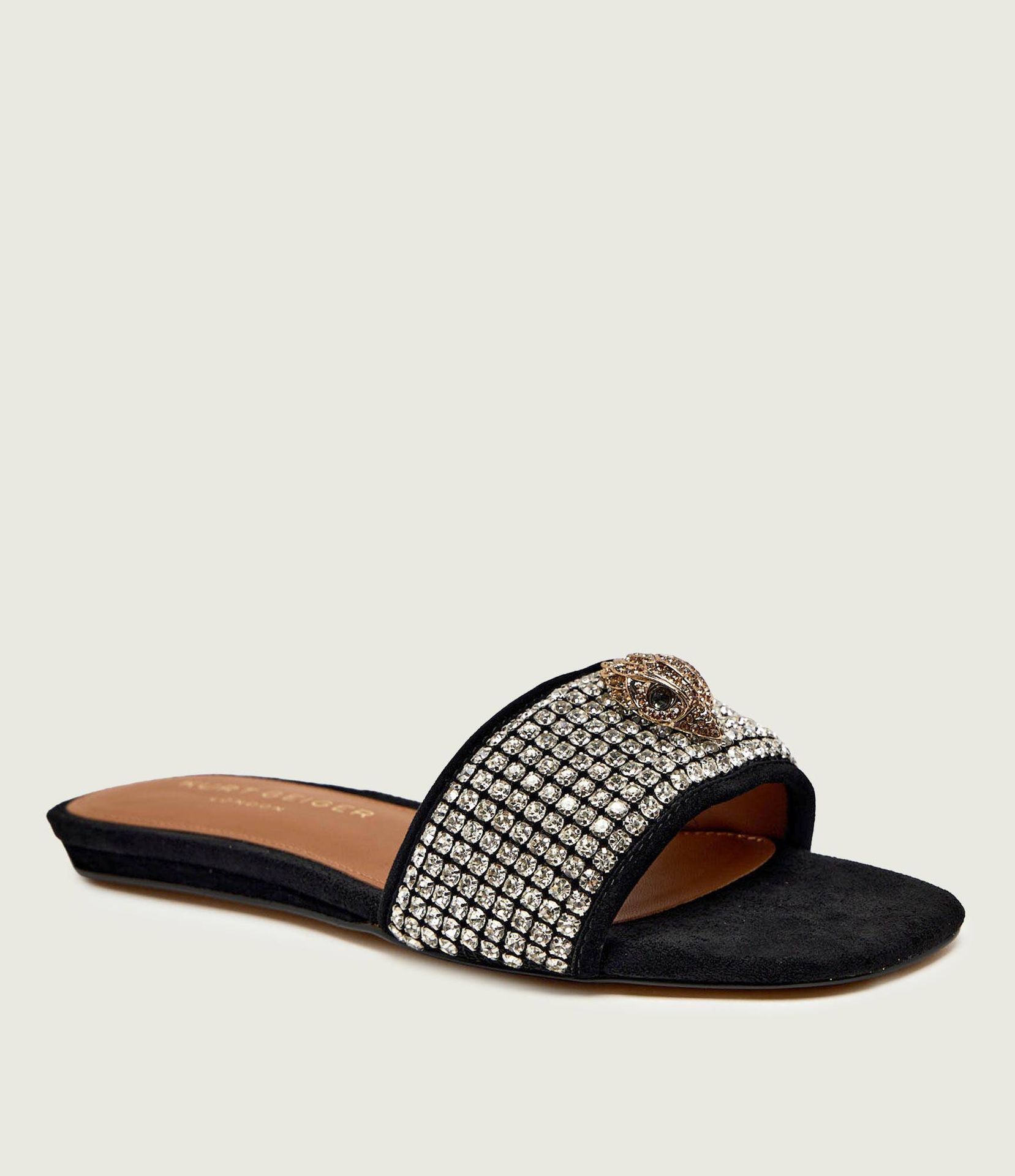 Kurt Geiger Klapki KENSINGTON zamsz