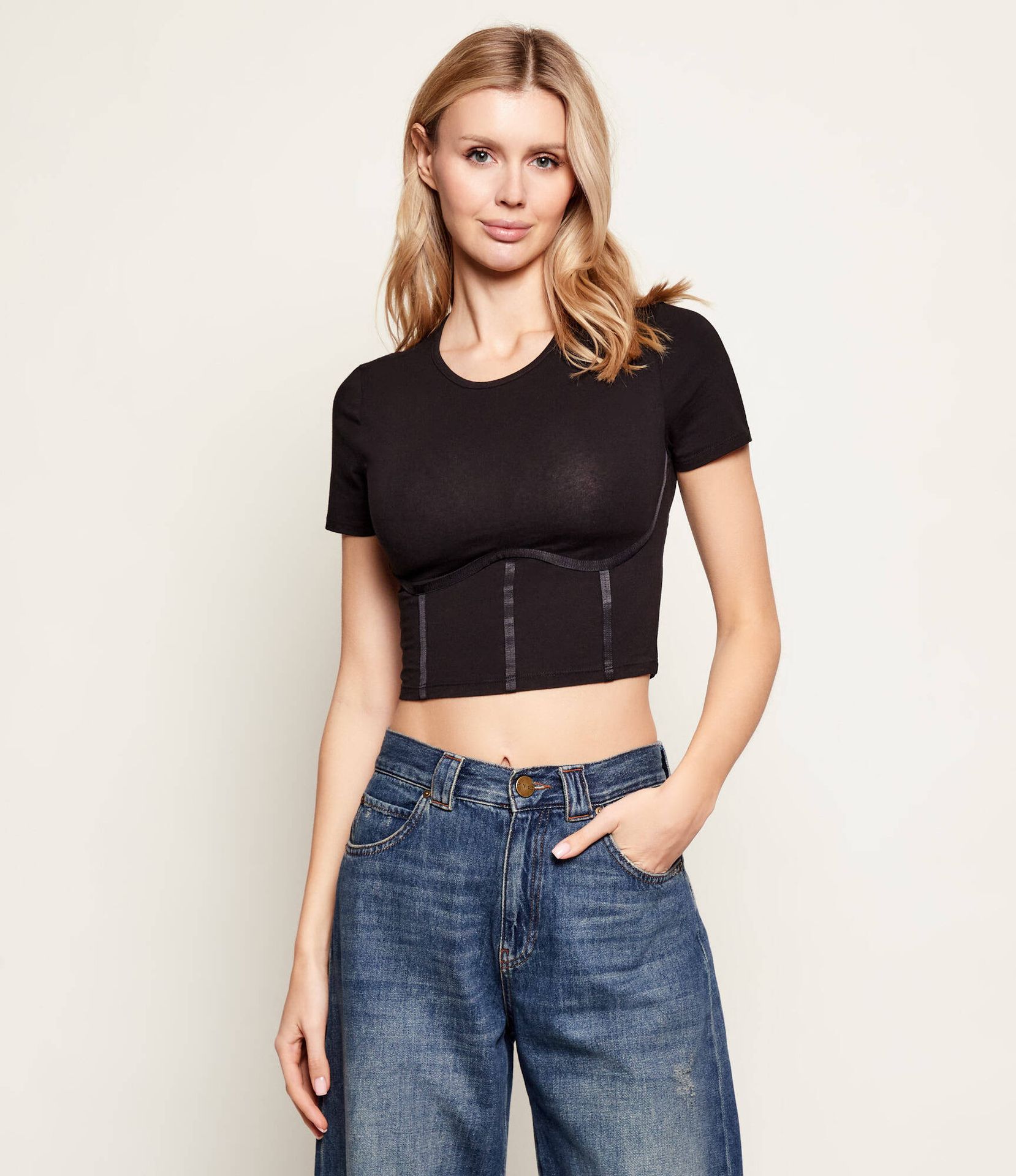 Pinko Bluzka VEDUTA Cropped Fit