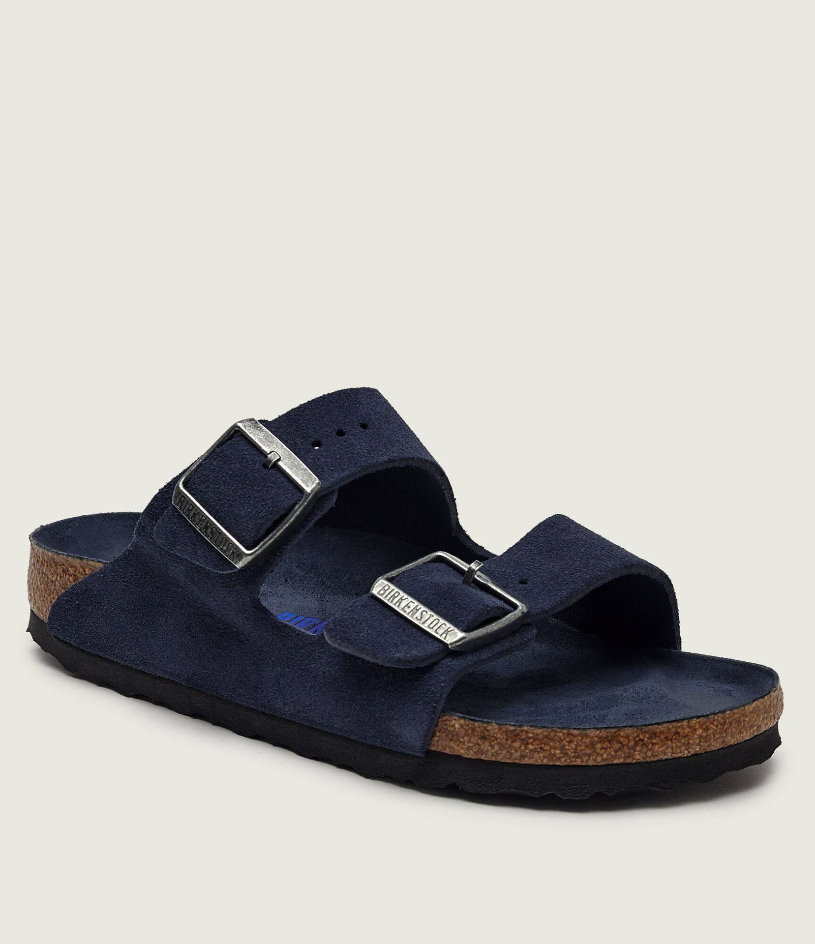 Birkenstock Klapki Arizona narrow fit zamsz