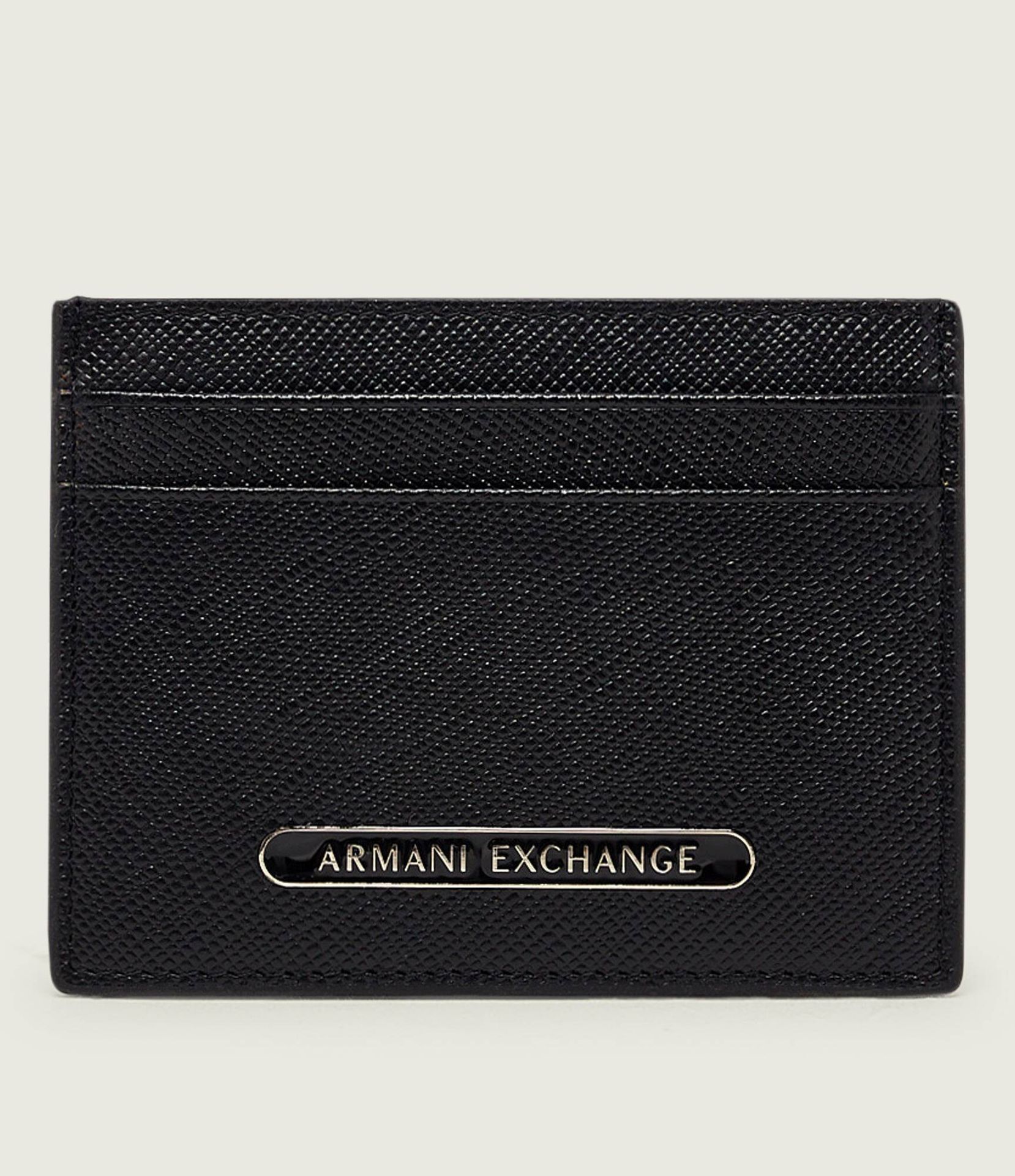 Armani Exchange Skórzane etui na karty