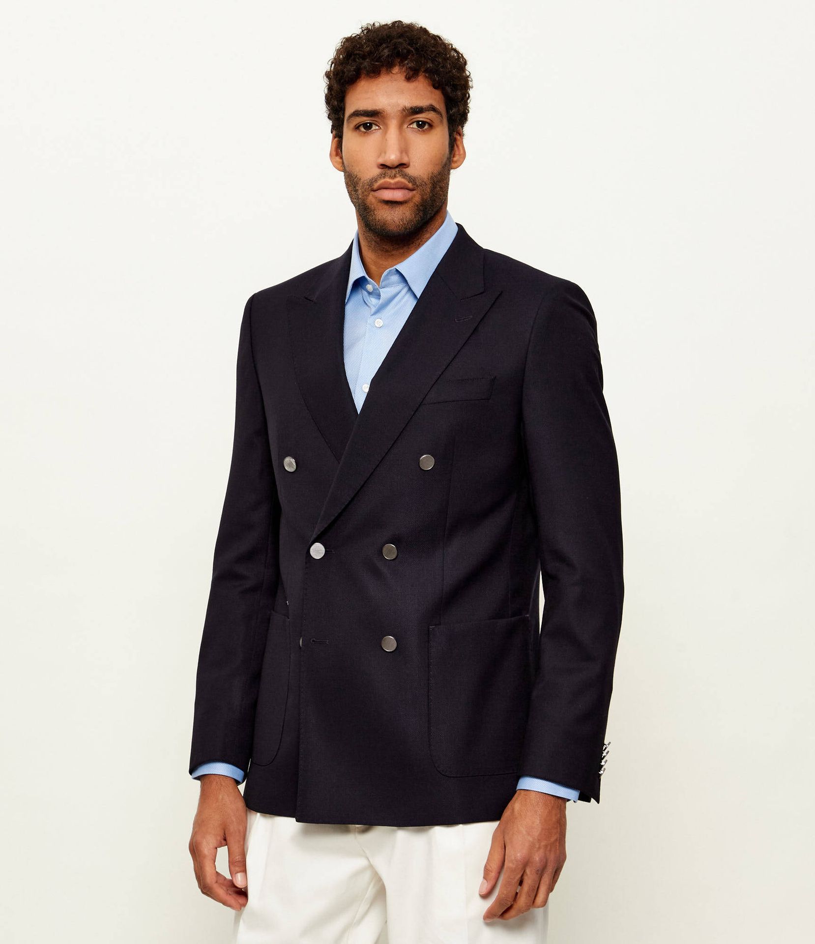 BOSS BLACK Wełniana marynarka H-Hutson-DB-261 Slim Fit