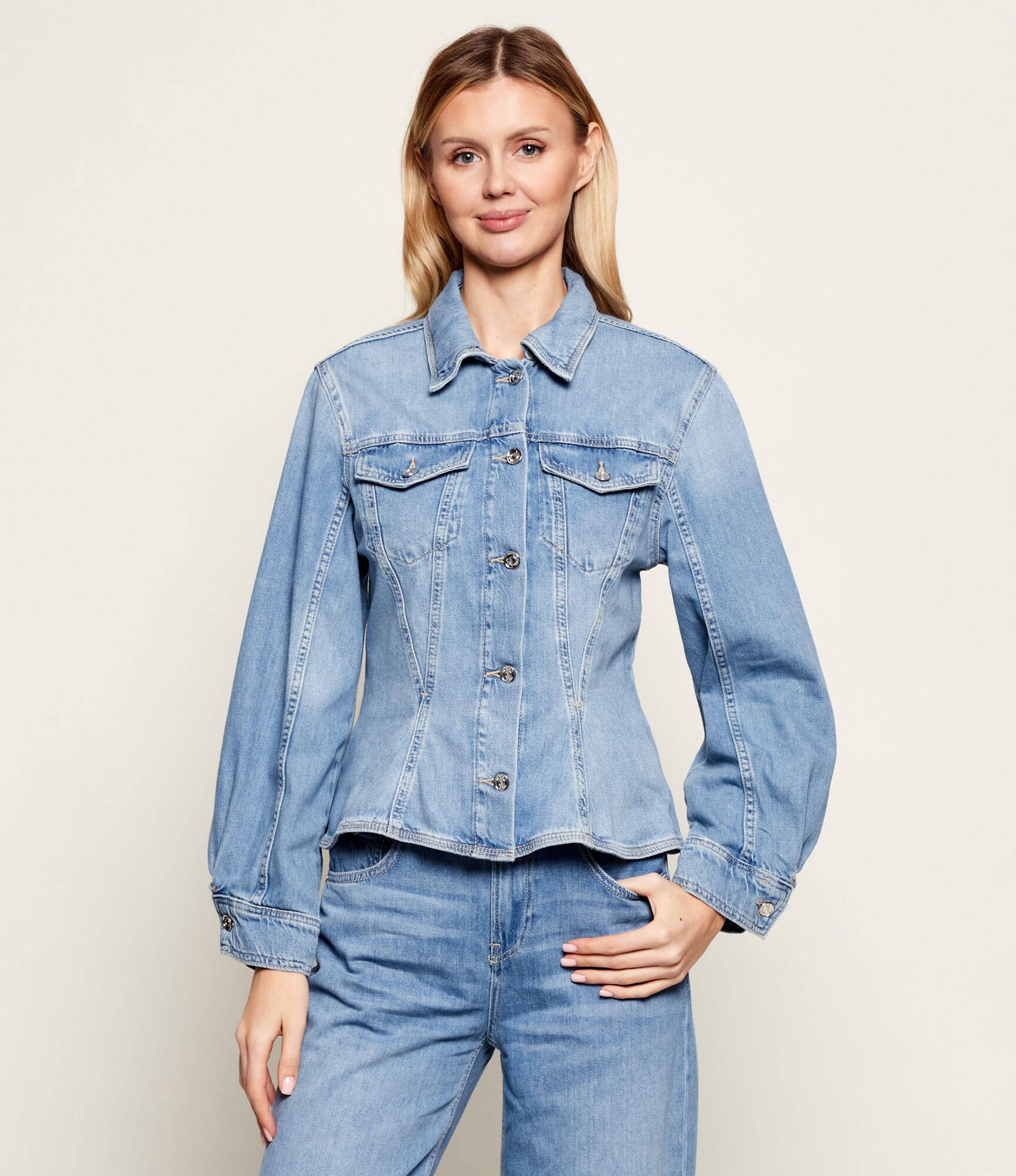 Liu Jo Kurtka jeansowa Slim Fit