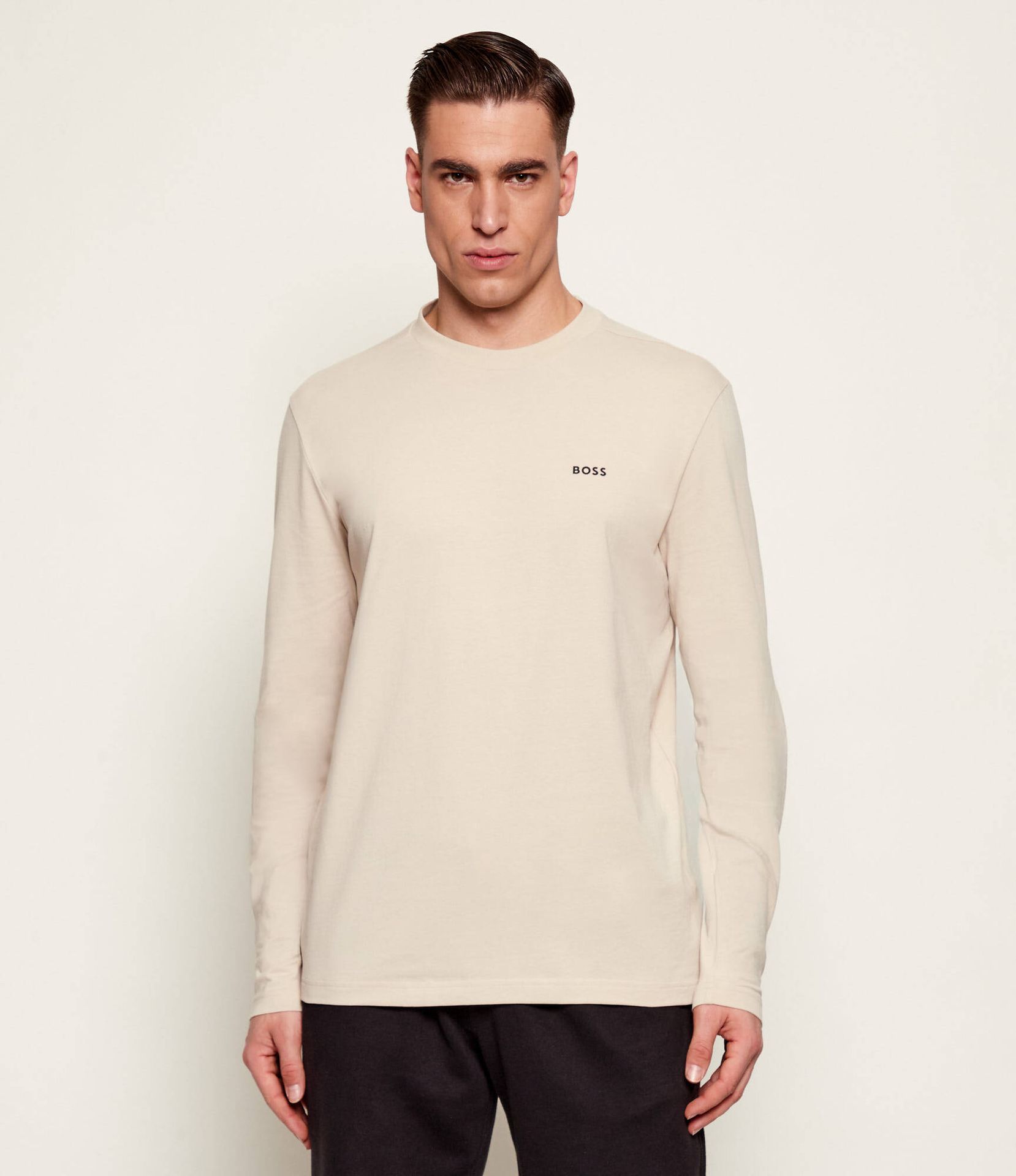 BOSS GREEN Longsleeve Tee Long Regular Fit stretch