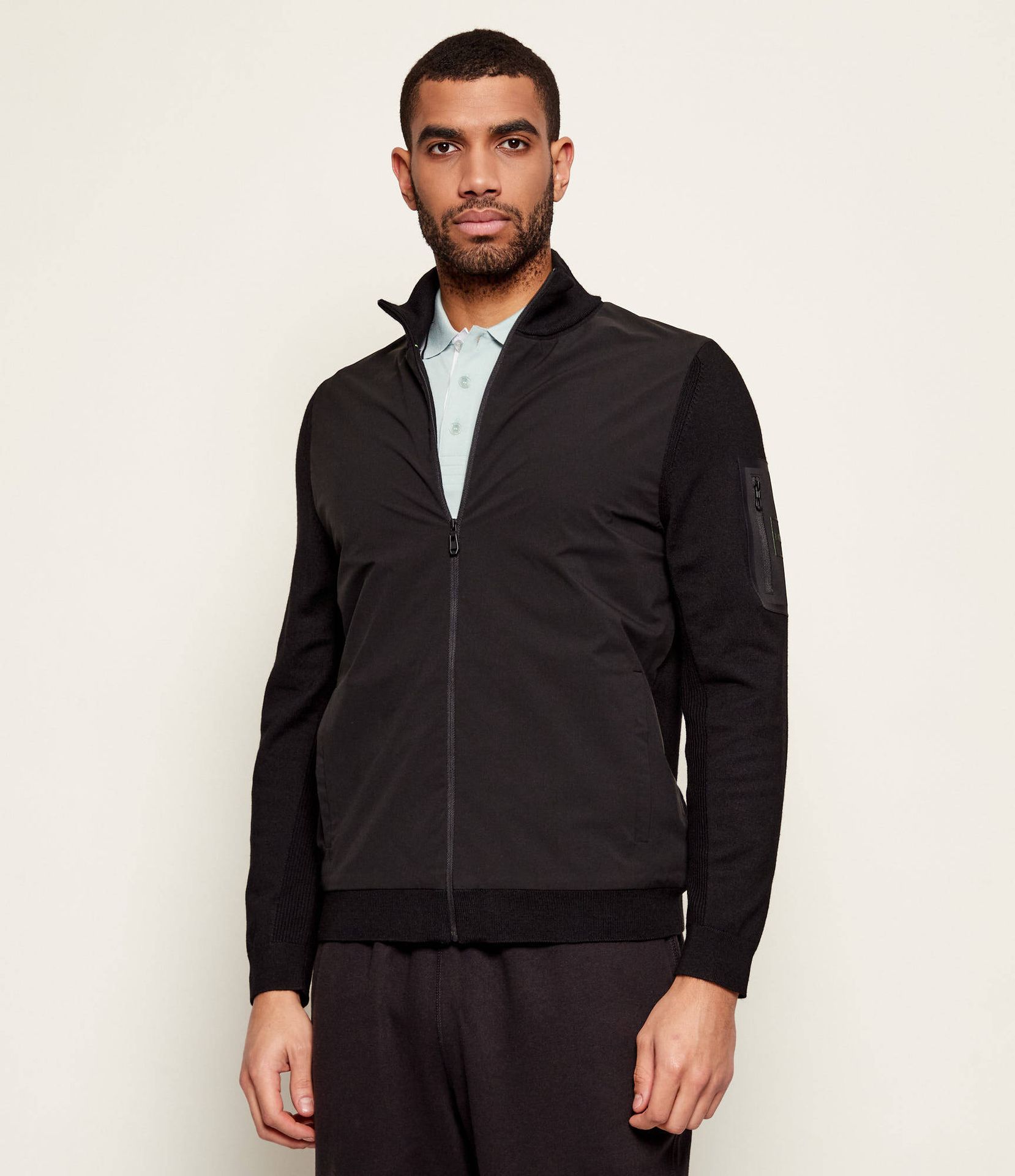 BOSS GREEN Kurtka bomber KN_Momentum-X HY Regular Fit z dodatkiem wełny