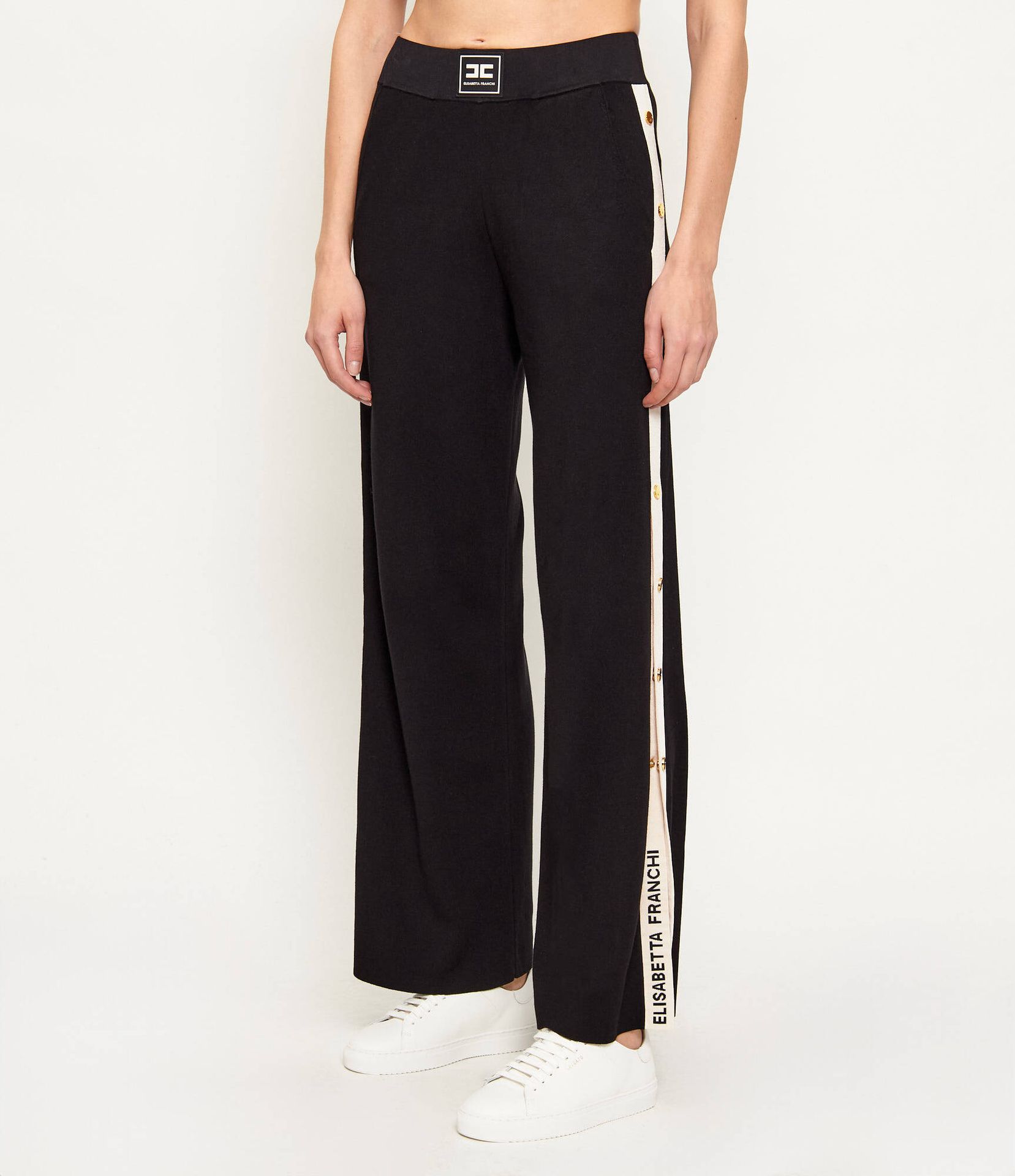 Elisabetta Franchi Spodnie dzianinowe Regular Fit