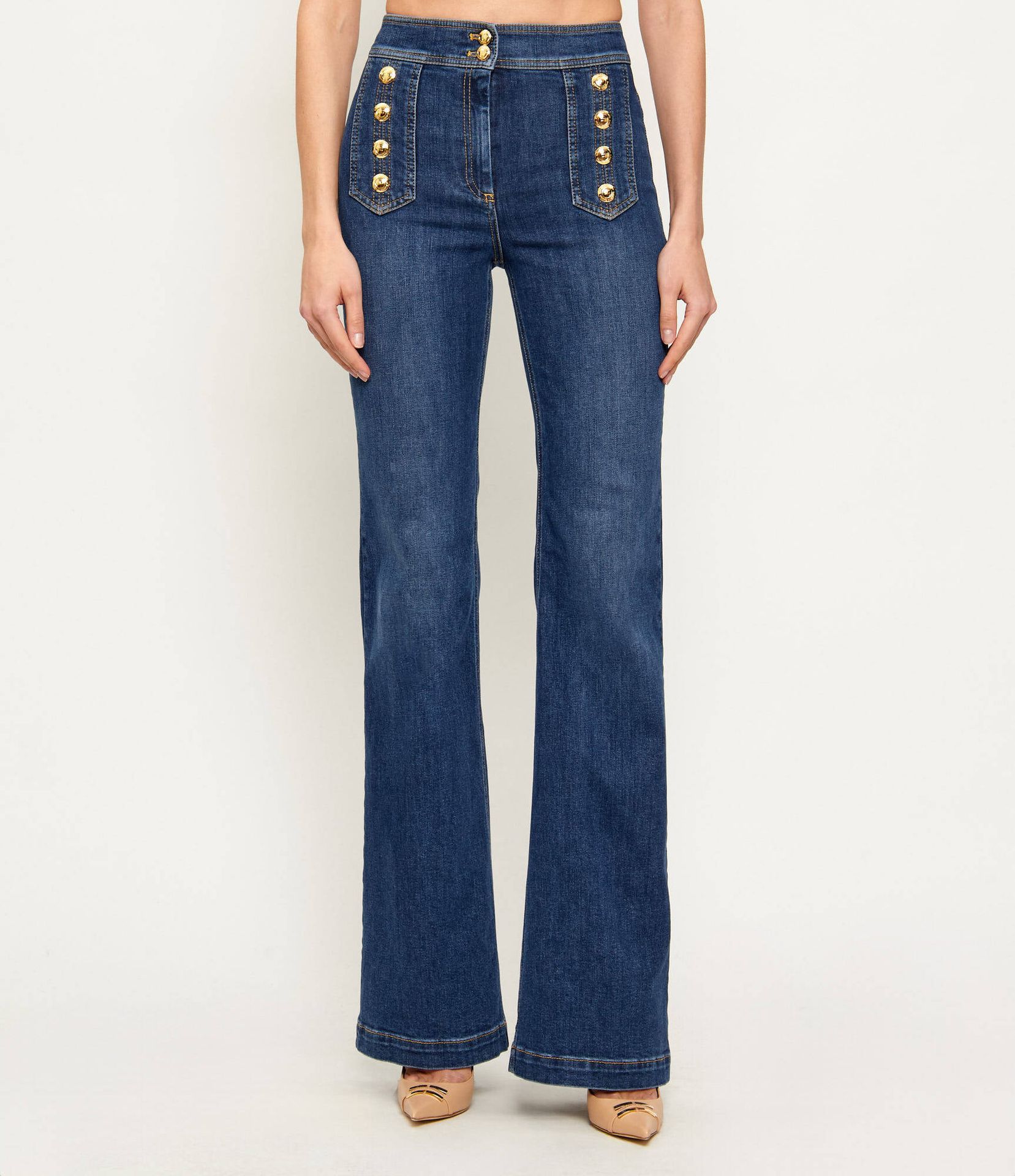 Elisabetta Franchi Jeansy Regular Fit
