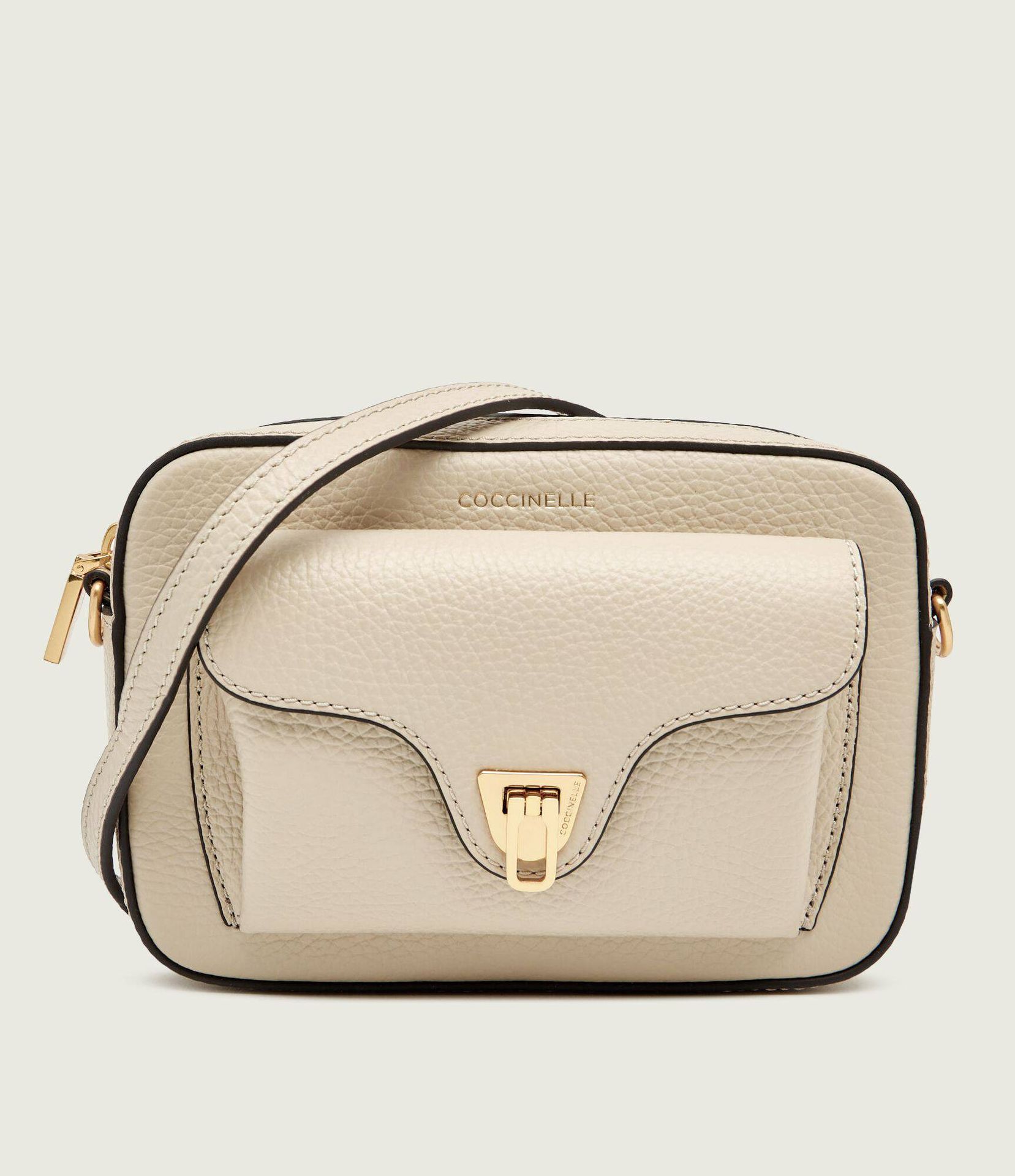 Coccinelle Skórzana listonoszka Beat Soft