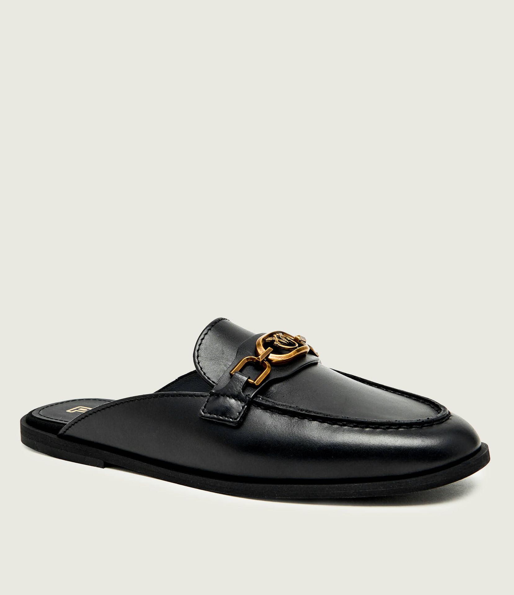 Pinko Skórzane mule NATY 09