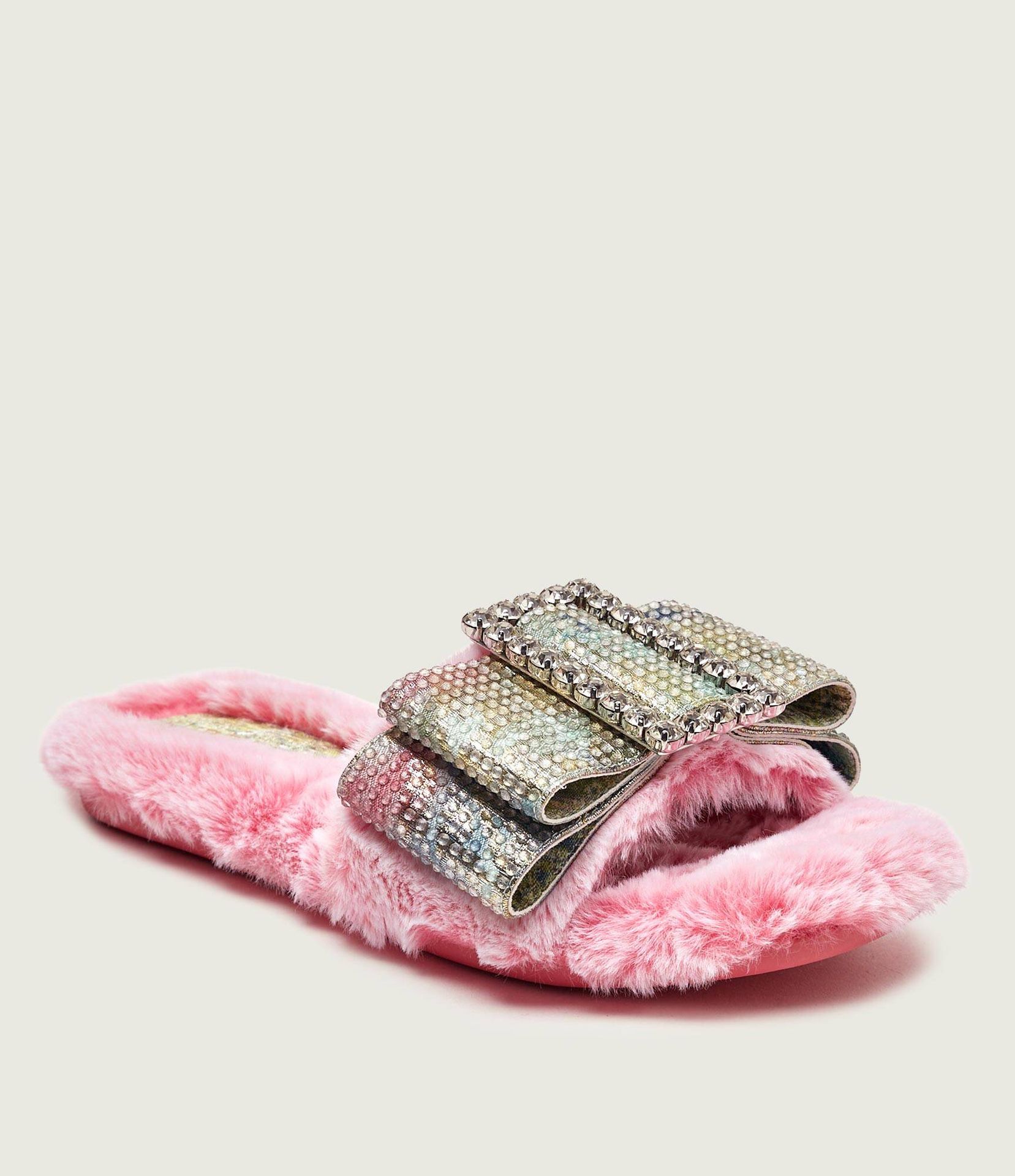 Kurt Geiger Ocieplane Klapki COSY BOW