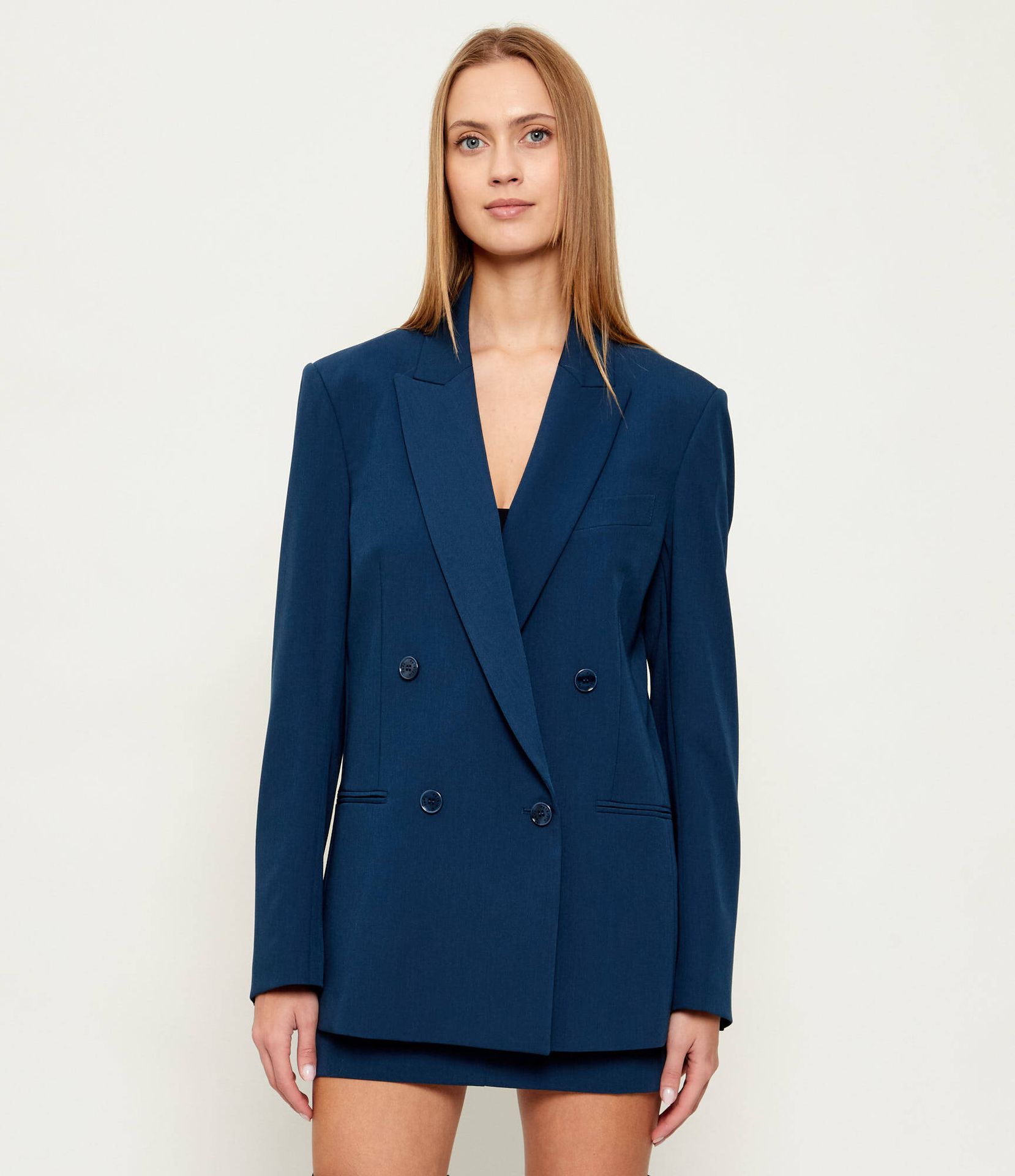 Patrizia Pepe Marynarka ESSENTIAL Oversize fit