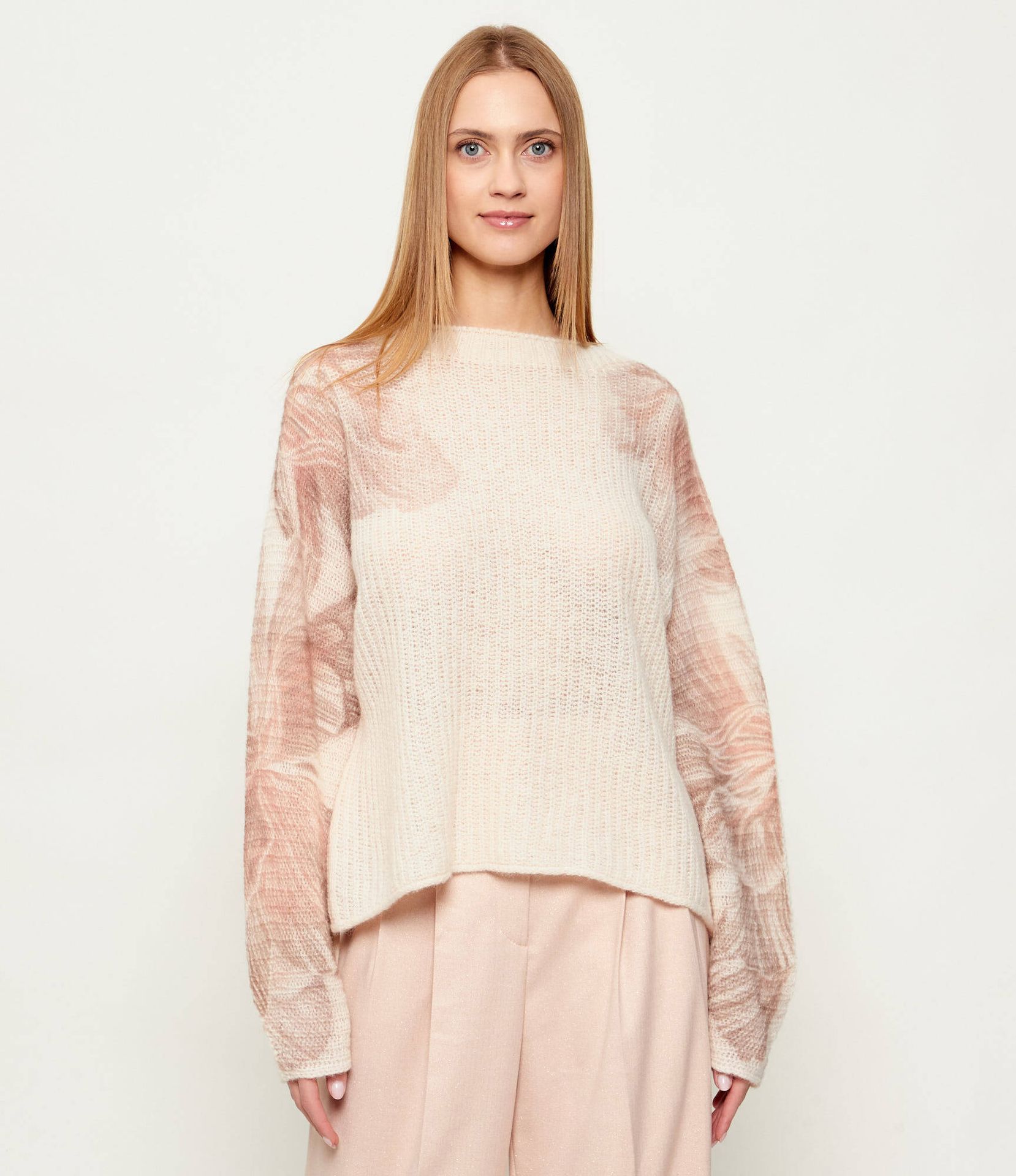 Marc Cain Wełniany sweter Relaxed fit