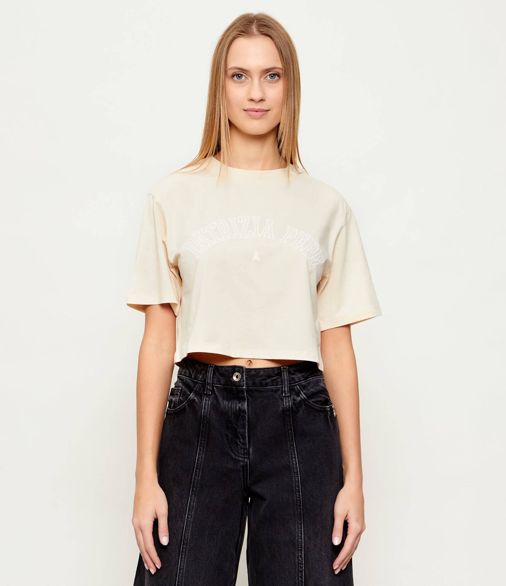 Patrizia Pepe T-shirt Cropped Fit