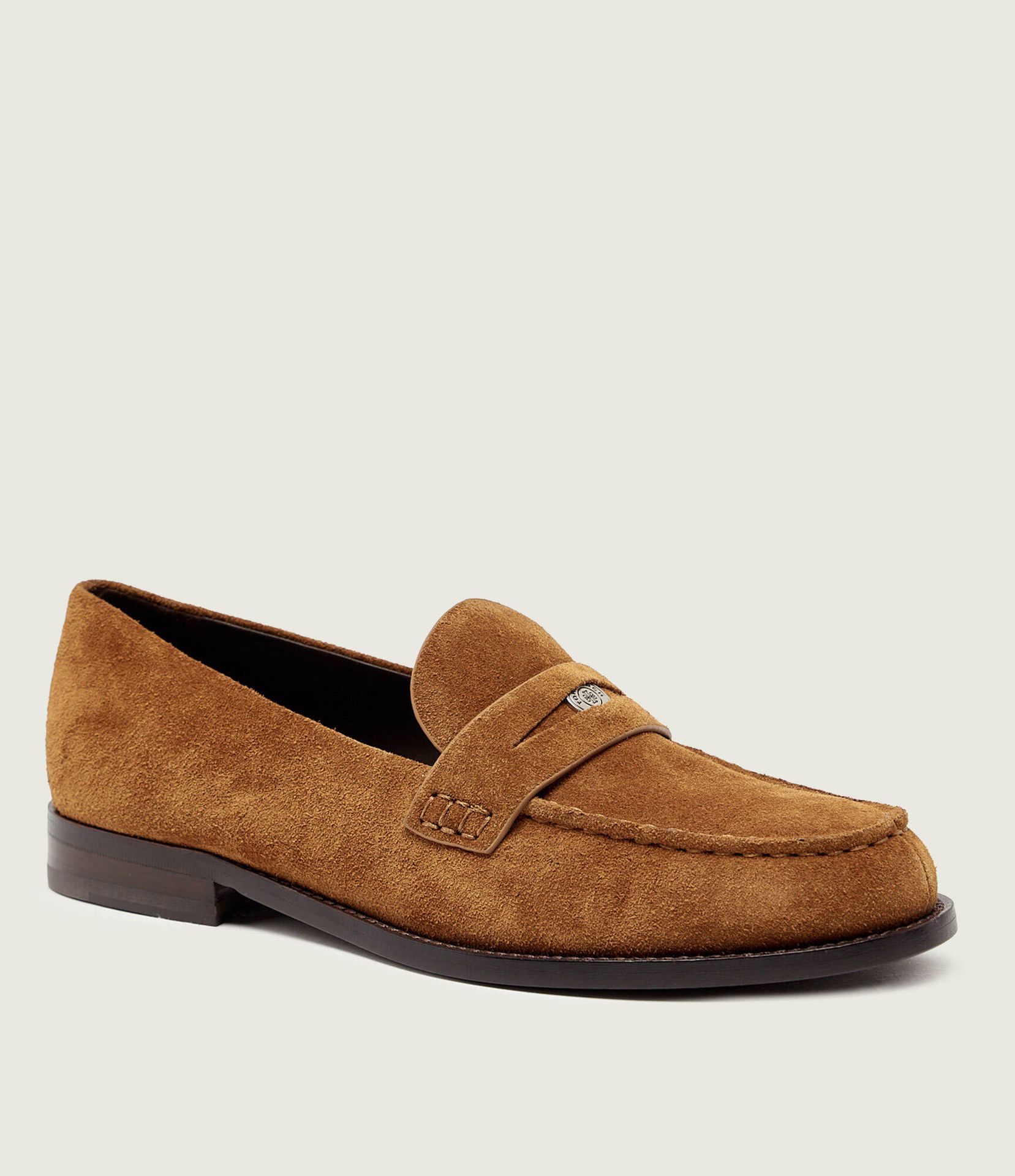 TORY BURCH Loafersy PENNY zamsz