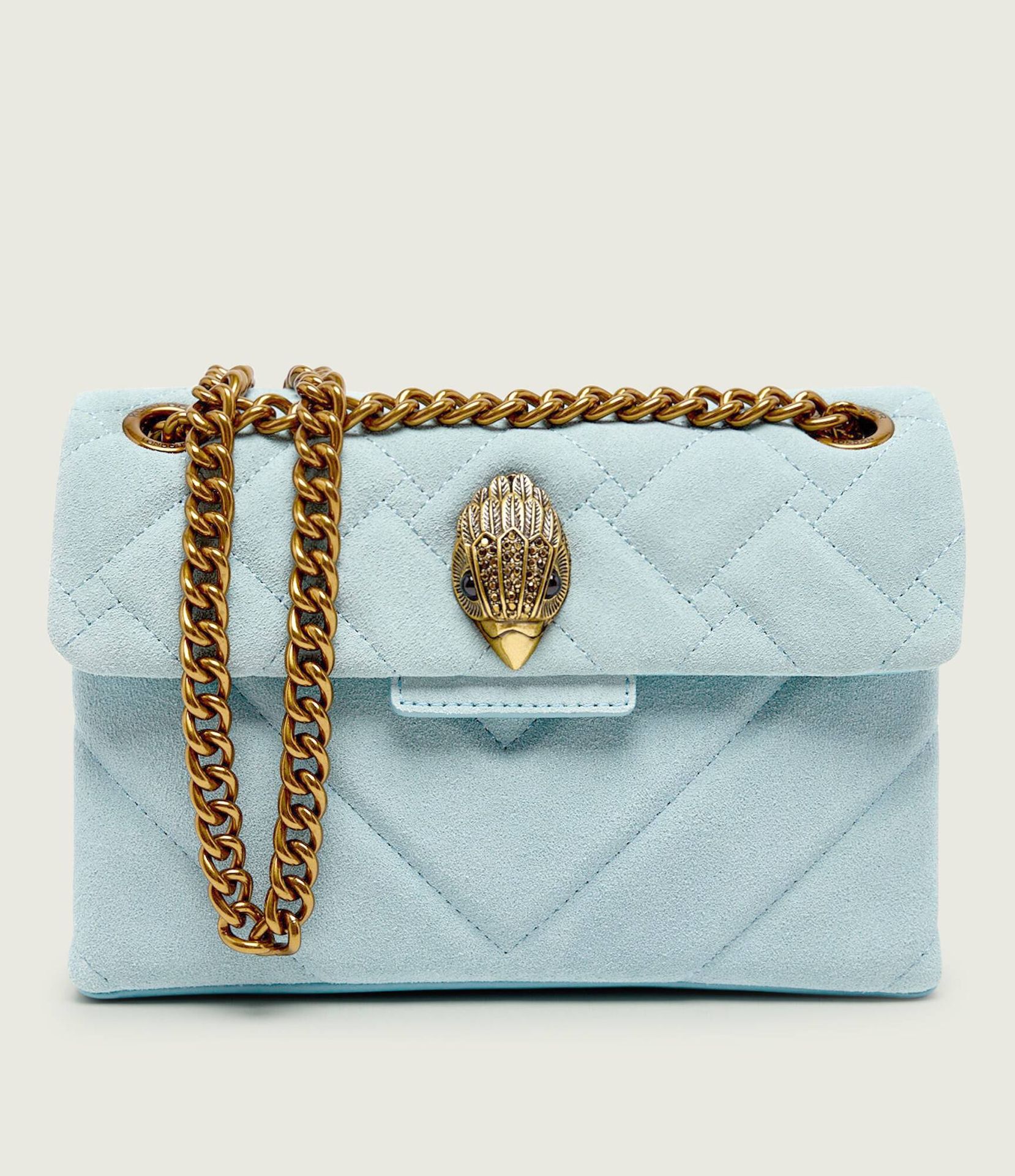 Kurt Geiger Torebka na ramię MINI KENSINGTON zamsz