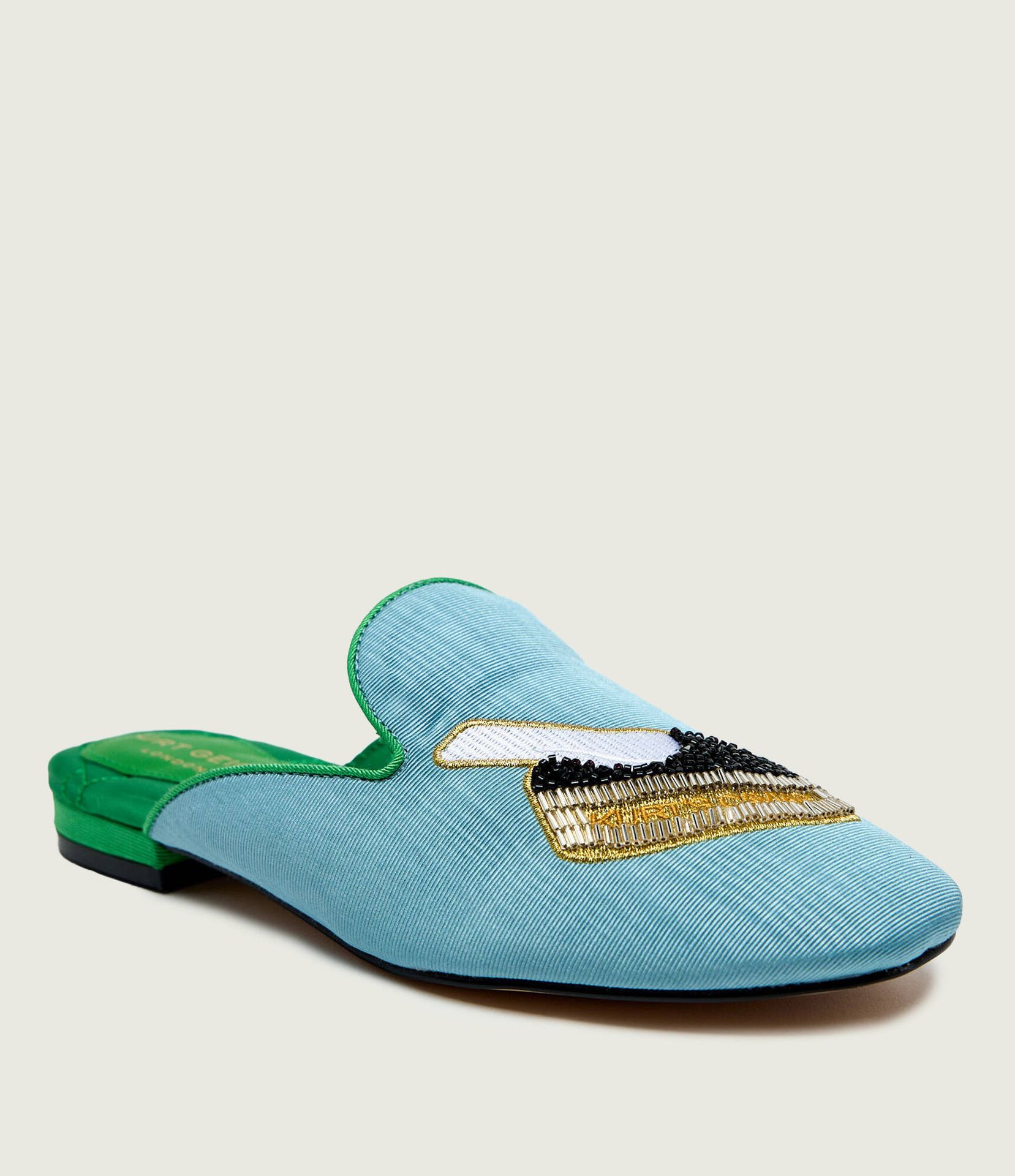 Kurt Geiger Mule EMBROIDERED