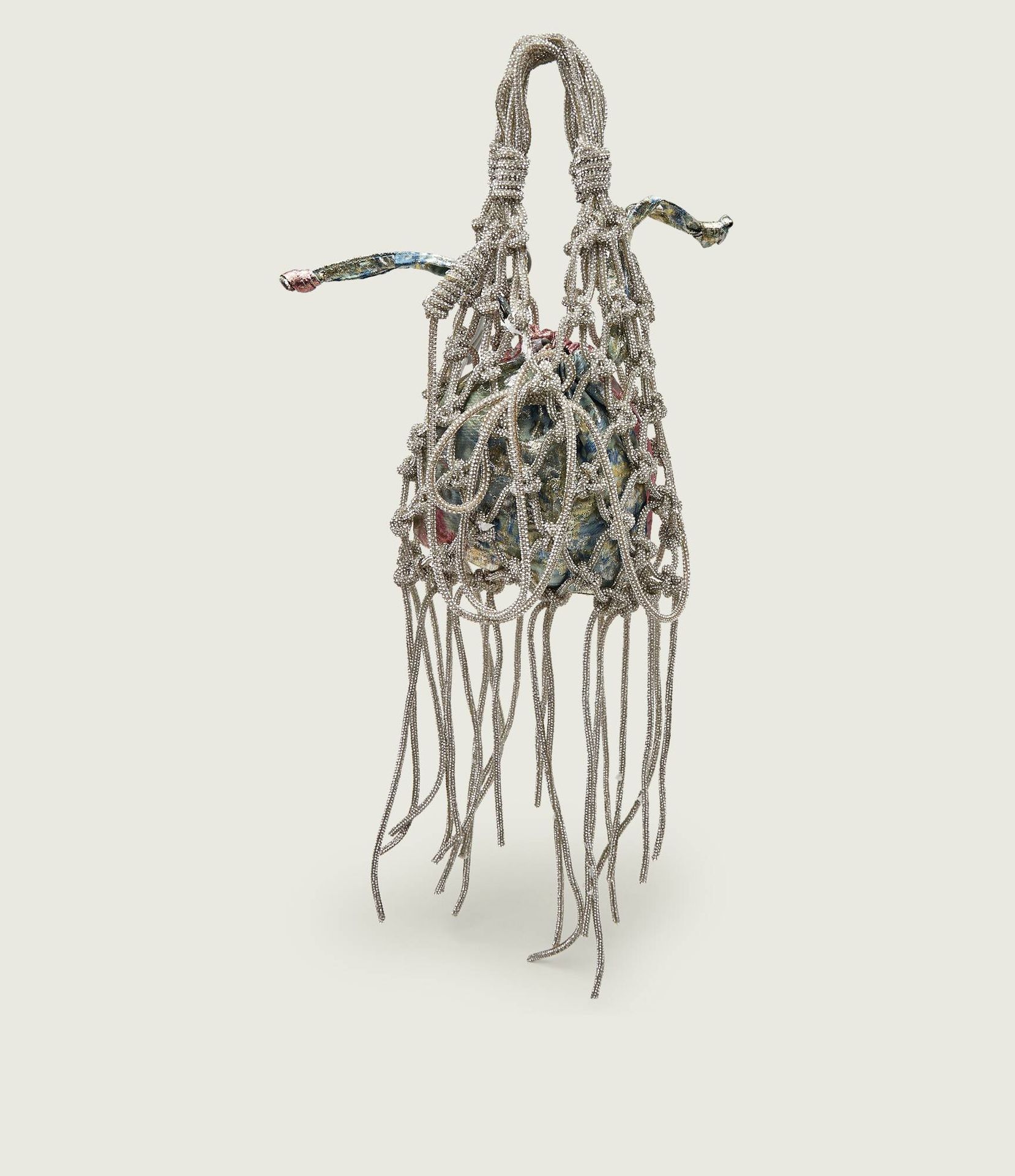 Kurt Geiger Torebka na ramię 2w1 MINI MACRAME CRYSTAL