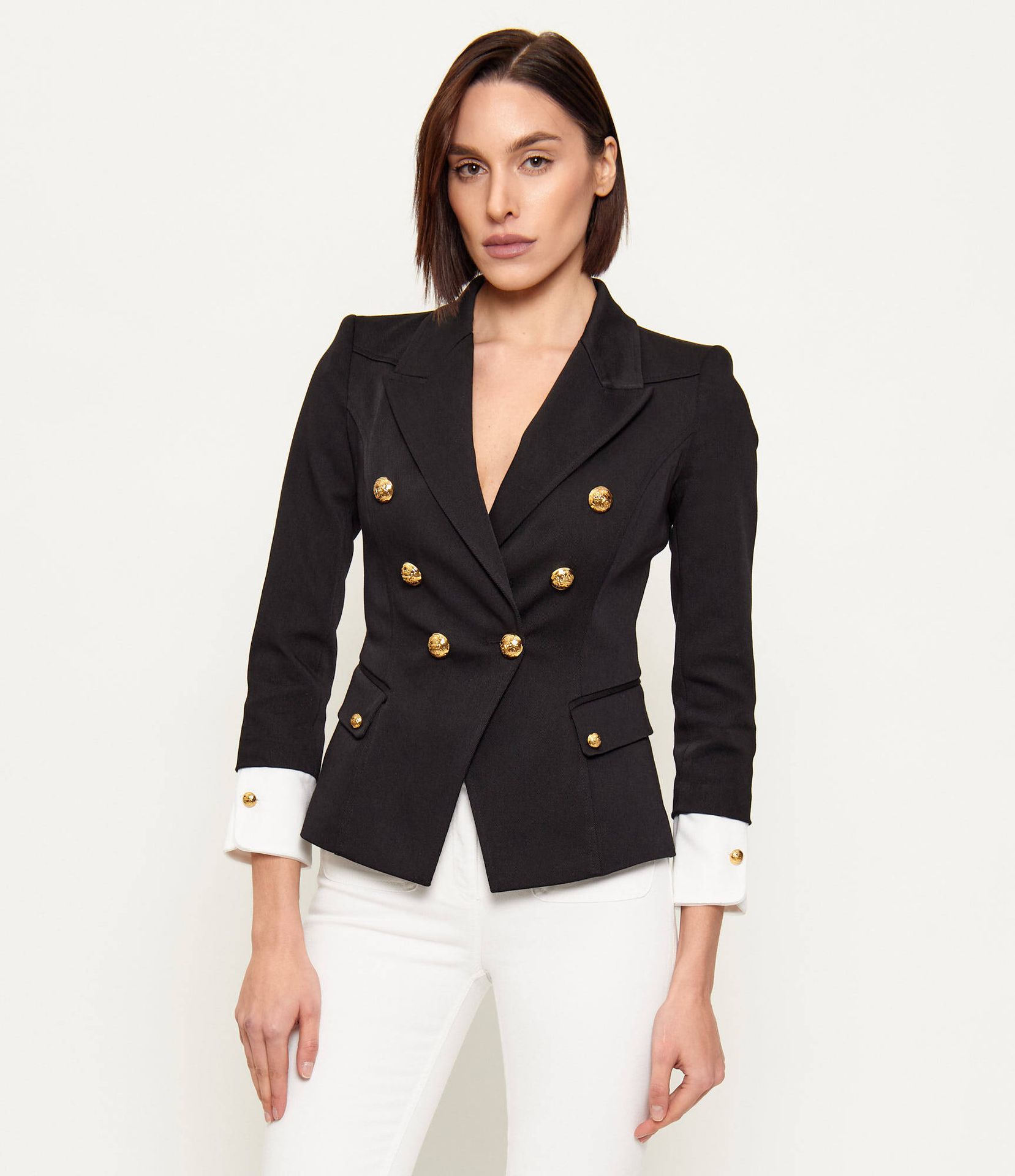 Elisabetta Franchi Żakiet Slim Fit