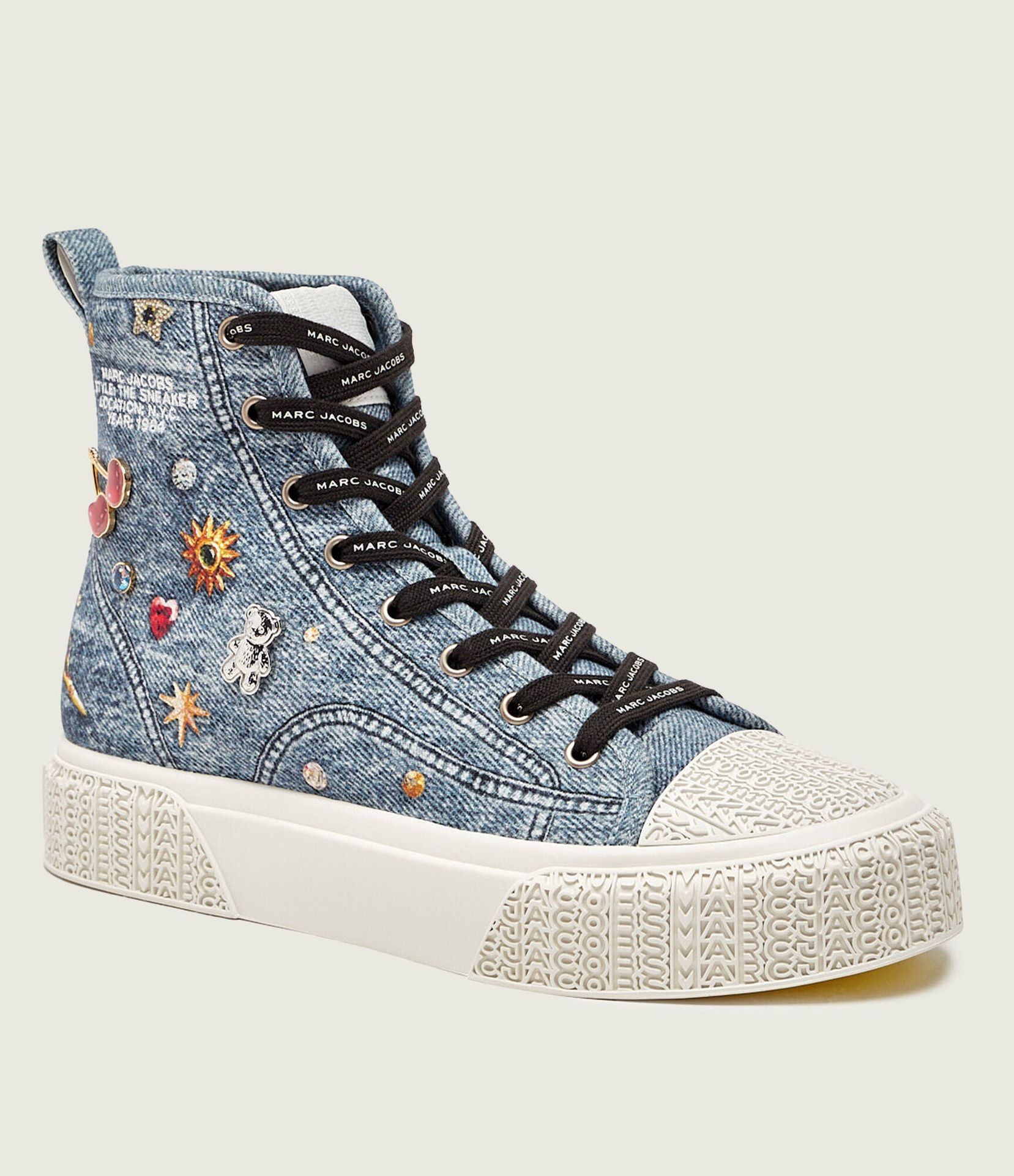 Marc Jacobs Jeansowe trampki THE HIGH TOP