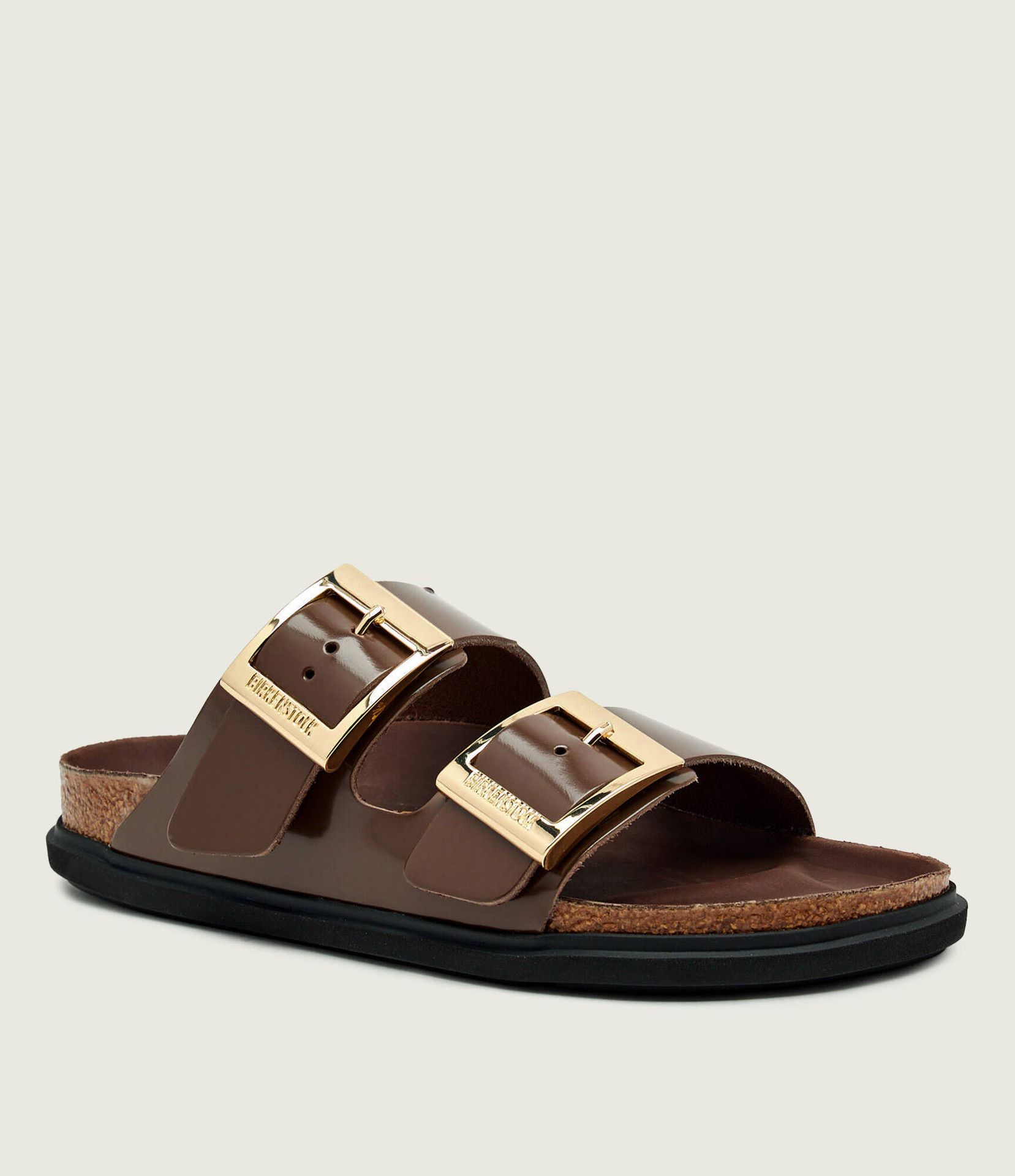 Birkenstock Skórzane klapki Arizona Droplet Buckle Cupsole narrow fit