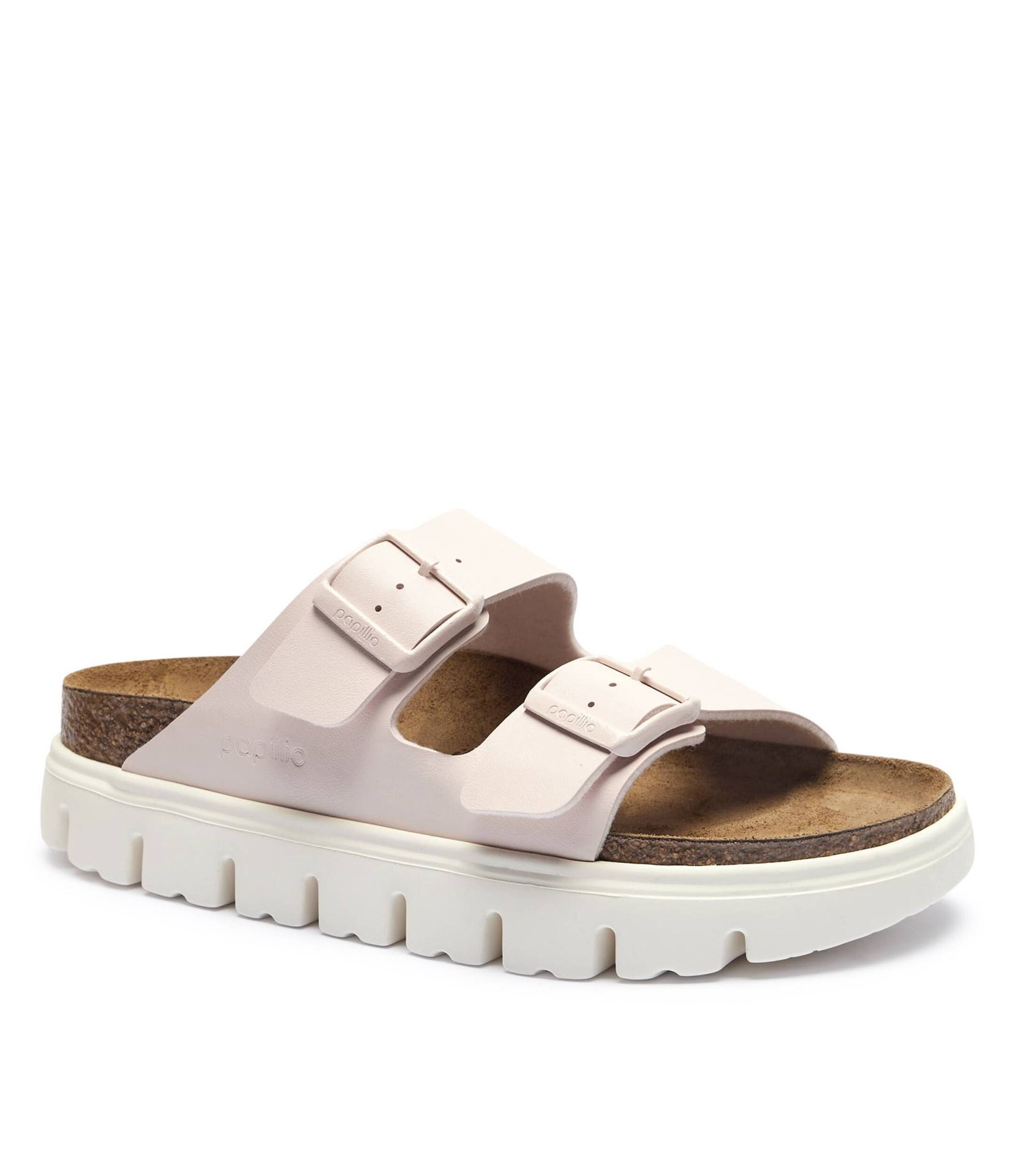 Birkenstock Klapki Arizona Chunky BF Birkenstock x Papillio narrow fit z dodatkiem skóry