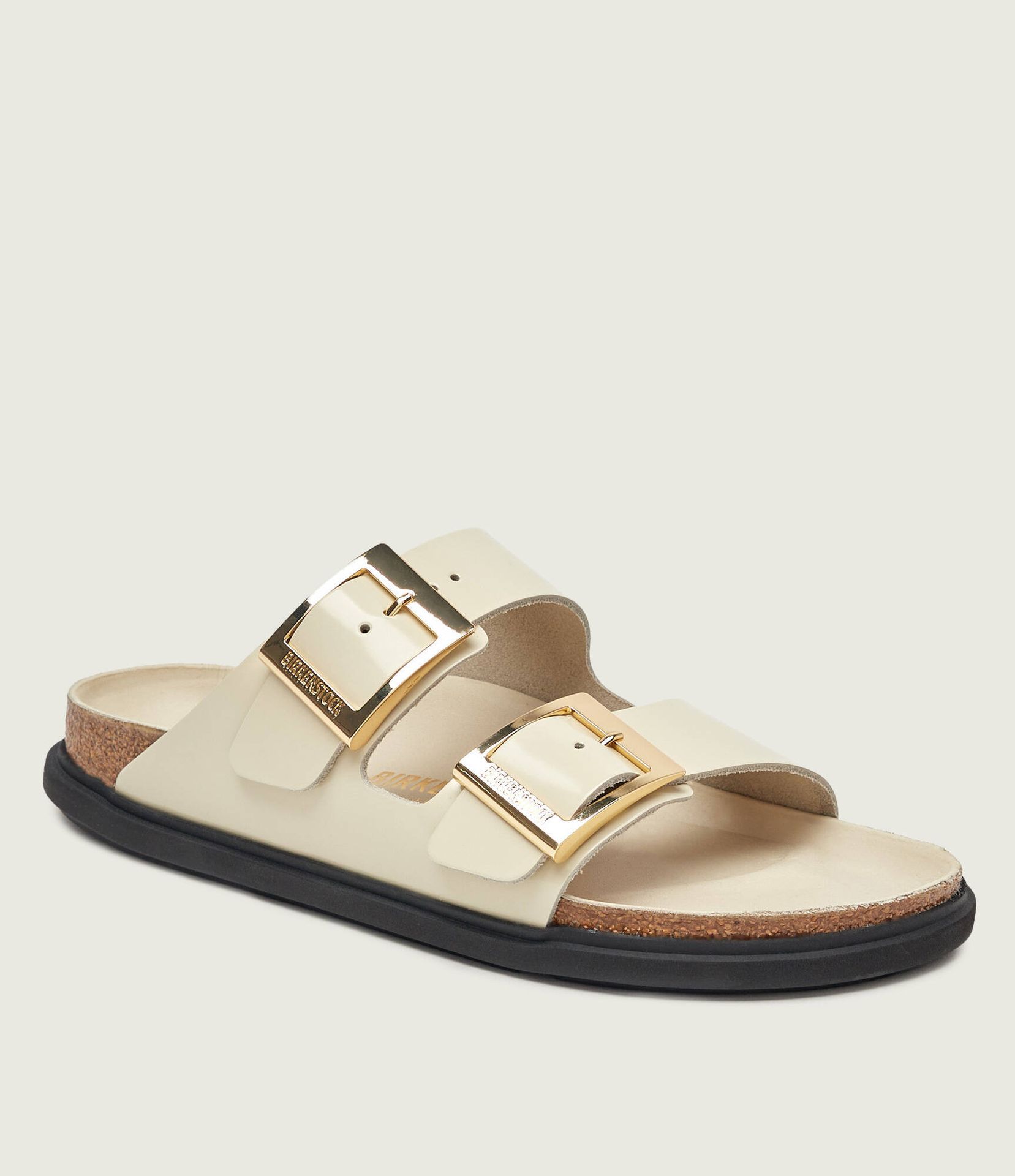 Birkenstock Skórzane klapki Arizona DB narrow fit