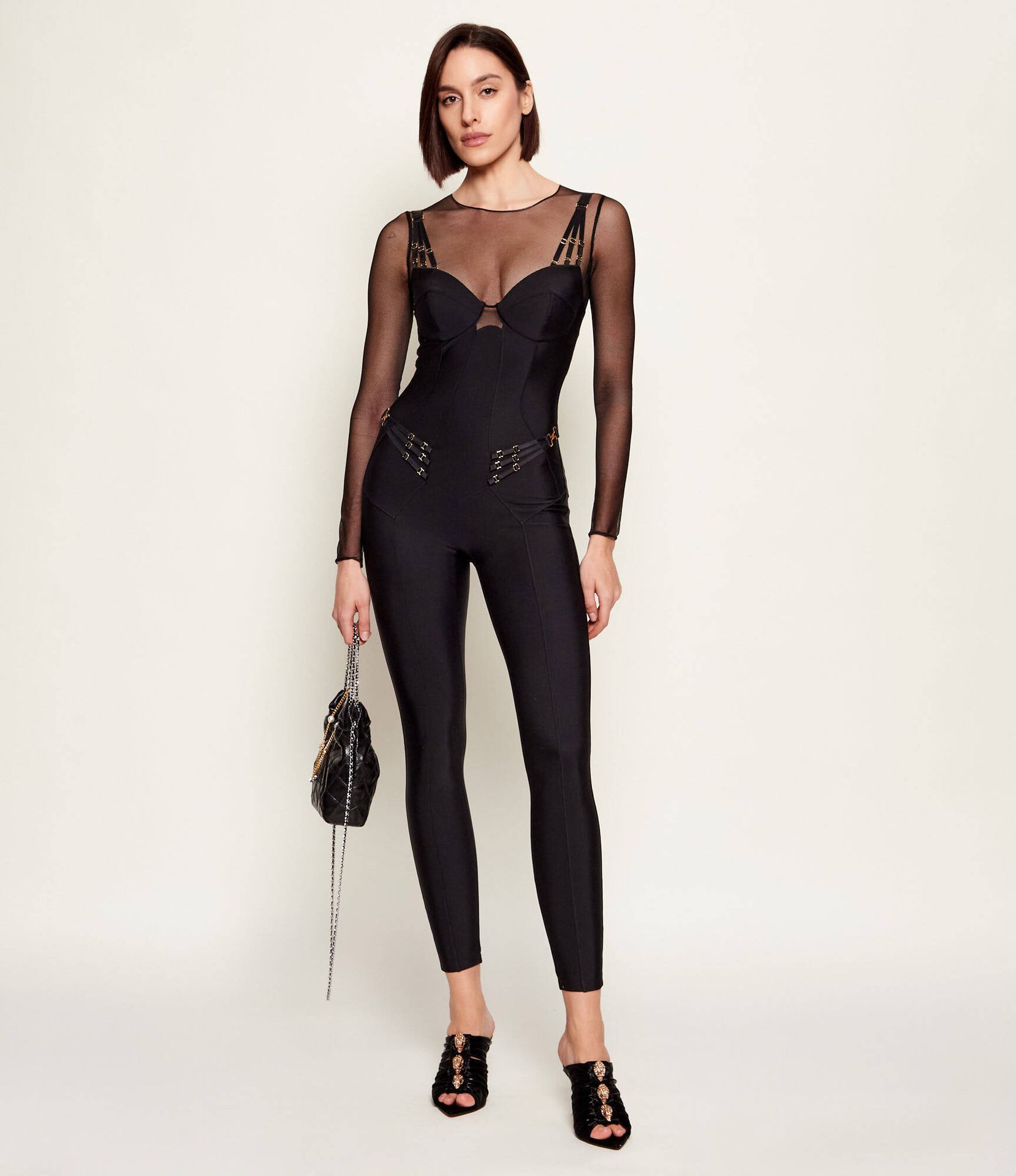 Elisabetta Franchi Kombinezon Slim Fit