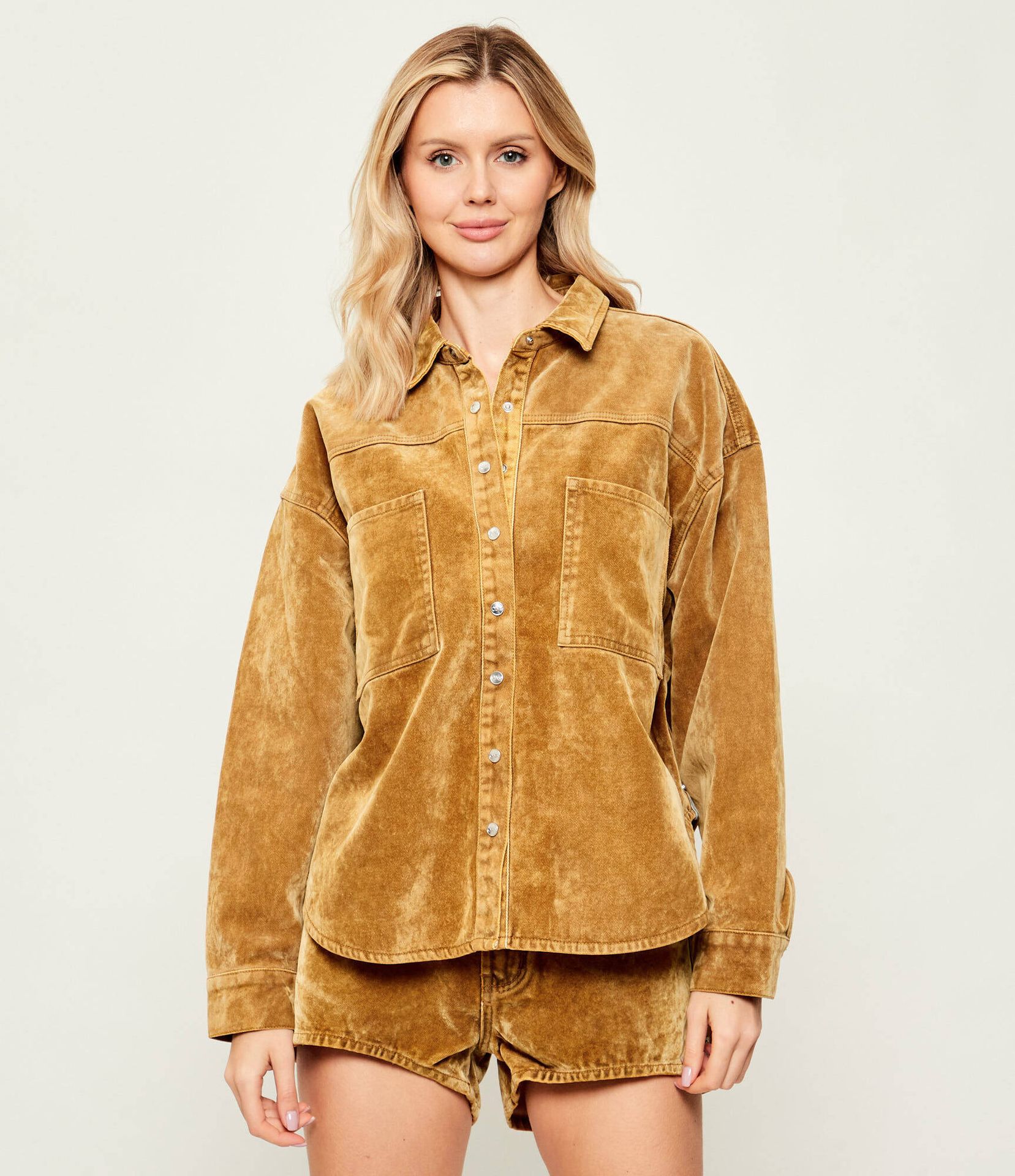 One Teaspoon Koszula DARIA Loose fit sztruks