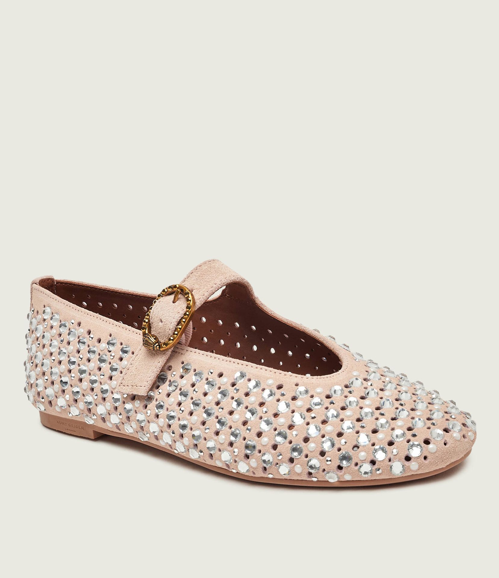 Kurt Geiger Baleriny MAYFAIR zamsz